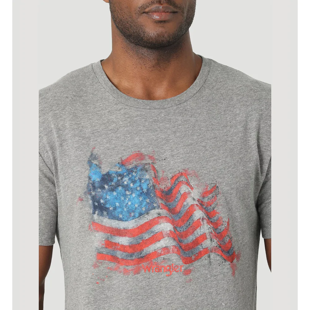 Final Sale ✨Wrangler Flag Wavin Men's T-Shirt - Image 2