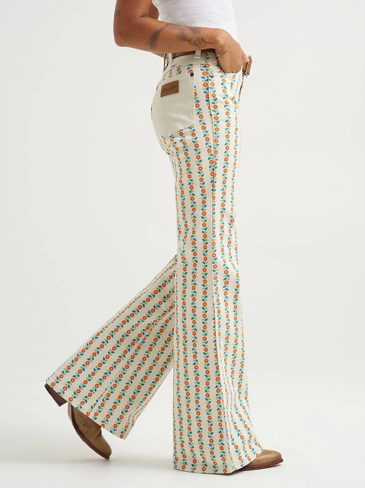 Wrangler Floral 70s Flare - Image 4