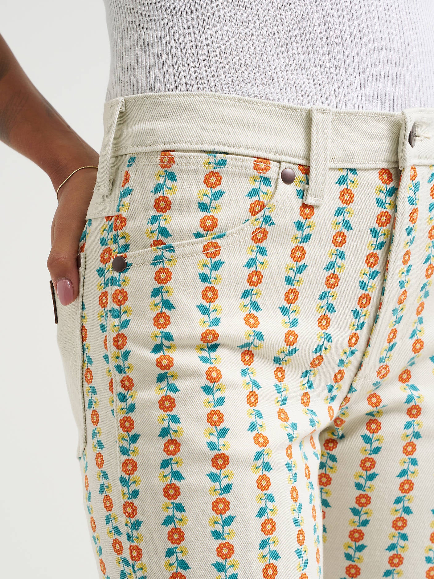 Wrangler Floral 70s Flare - Image 6