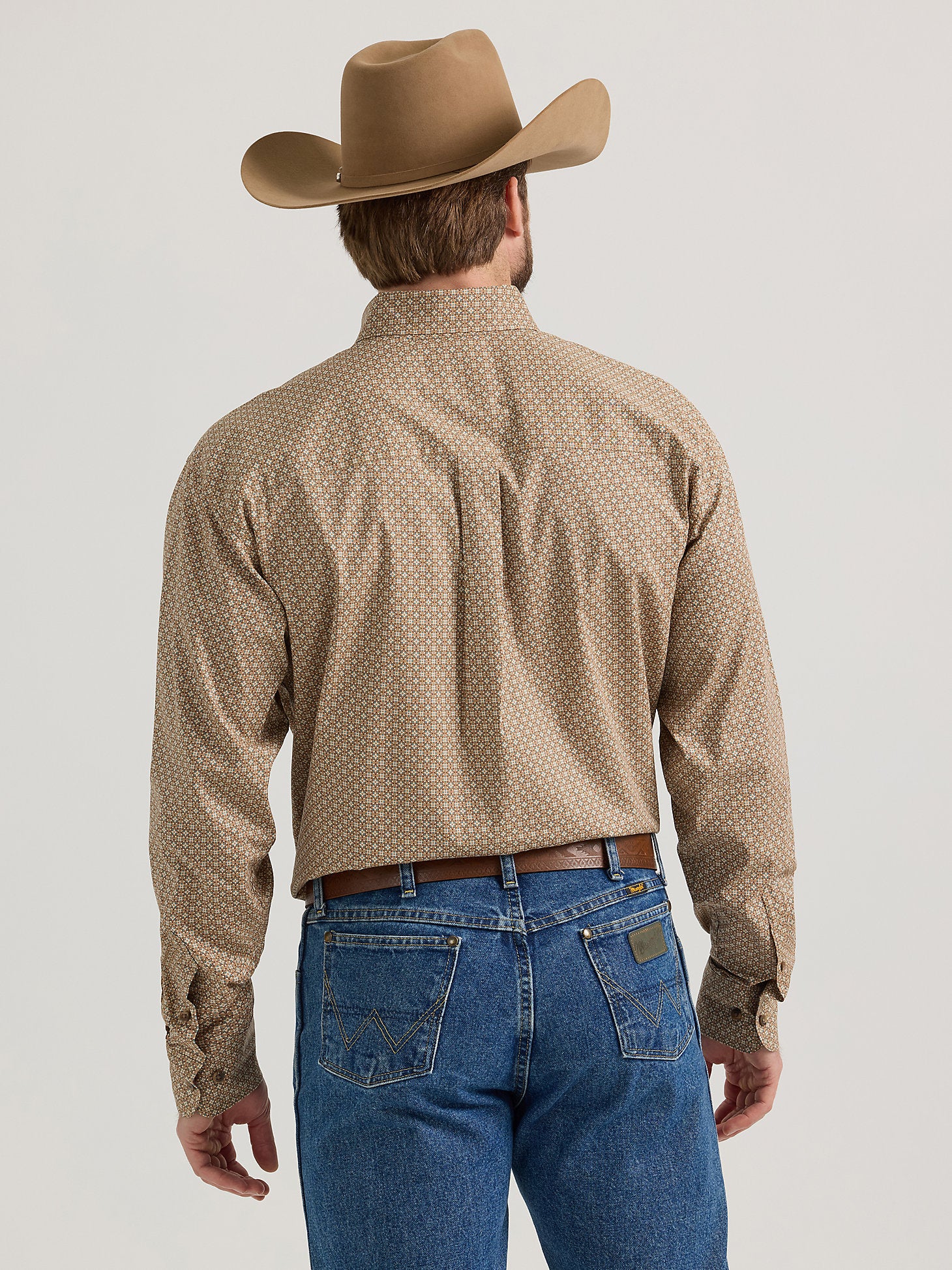 Wrangler George Strait Brown Sugar Men's Button Up - Image 4