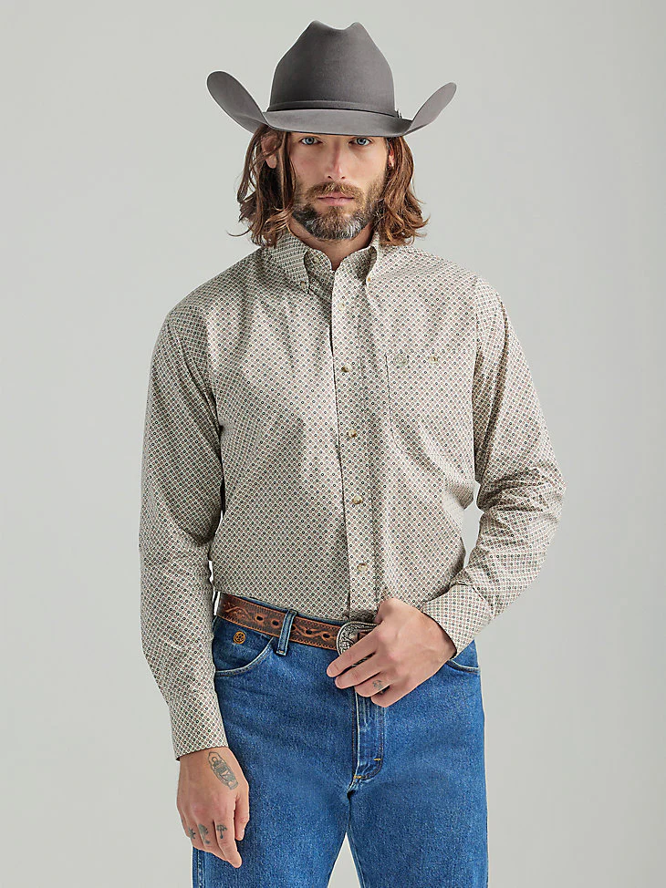 Final Sale ✨ Wrangler George Strait Printed Olive - Image 2