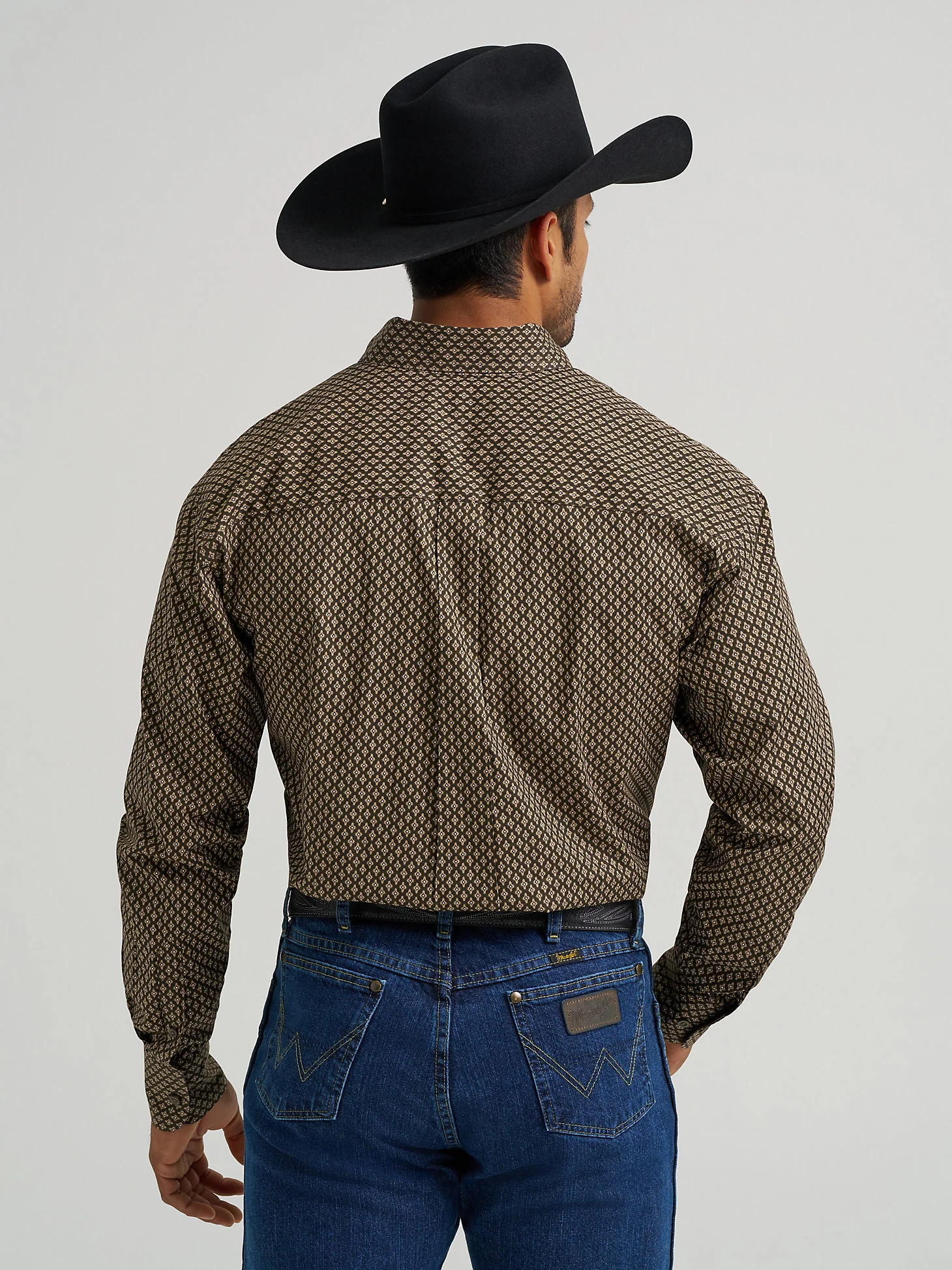 Wrangler George Strait Chocolate Men's Button Up - Image 4