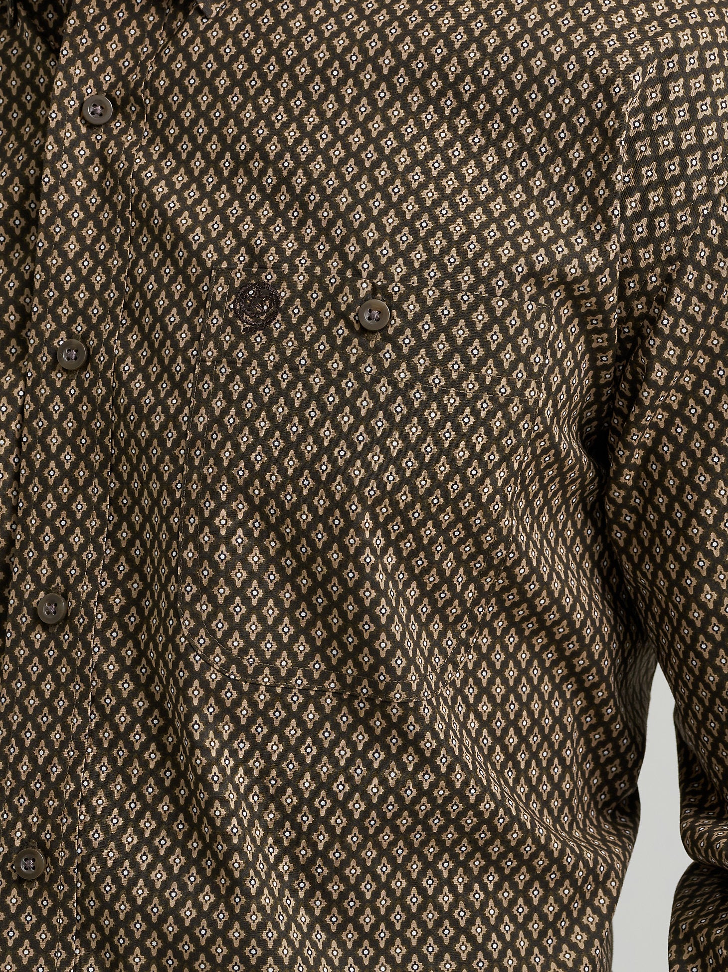 Wrangler George Strait Chocolate Men's Button Up - Image 5