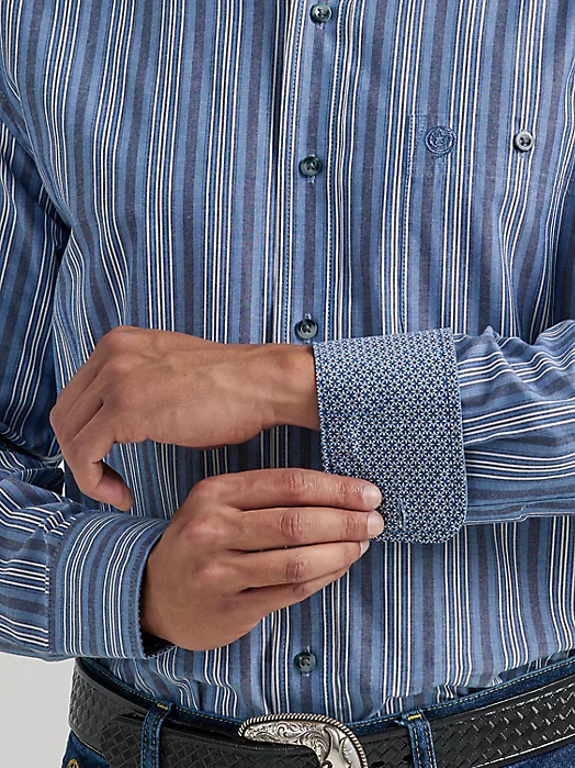 Final Sale ✨ Wrangler George Strait Periwinkle Blue - Image 4