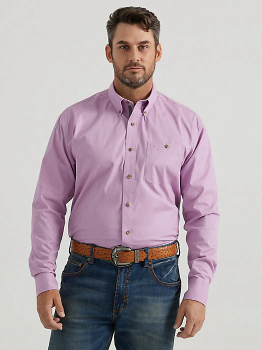 Wrangler George Strait Purple Mist Men's Shirt - Image 2