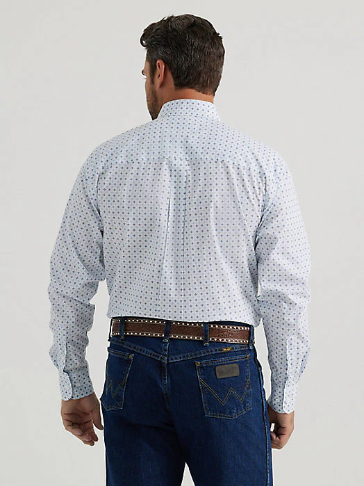 Wrangler George Strait Quattro Blue Men's Shirt - Image 3