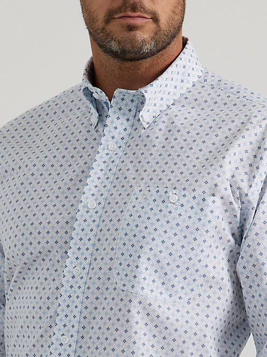 Wrangler George Strait Quattro Blue Men's Shirt - Image 4