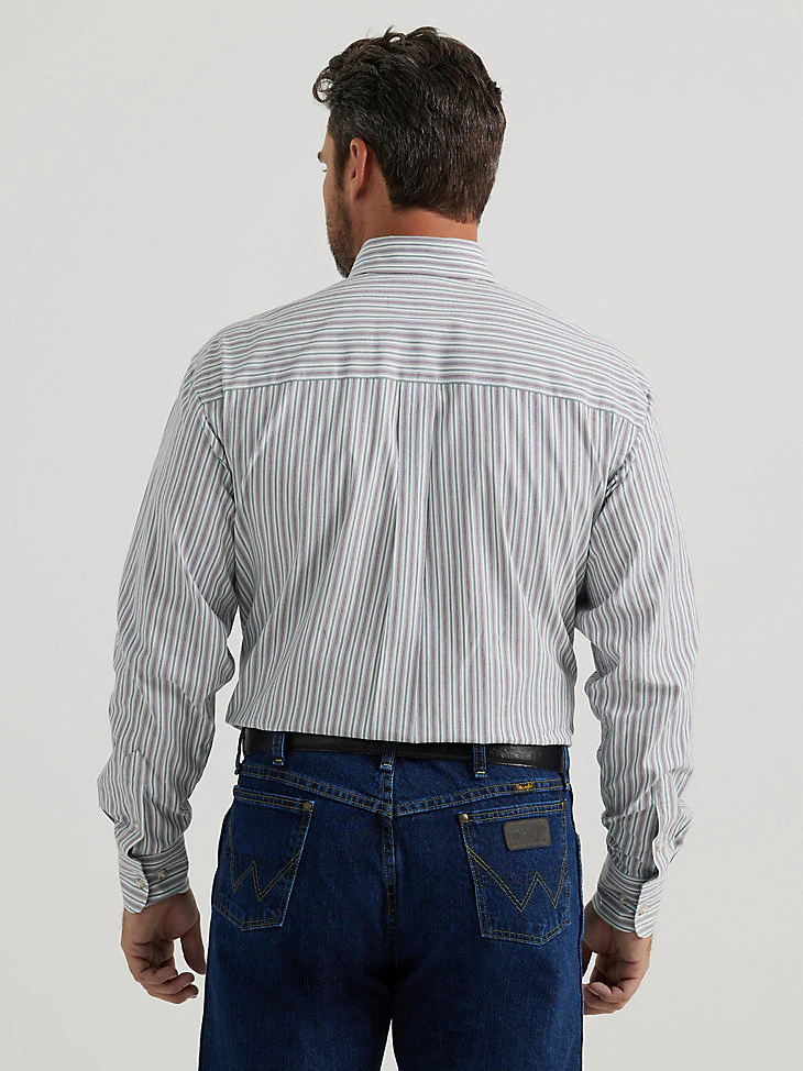 Wrangler George Strait Smoky Stripe Men's Shirt - Image 3