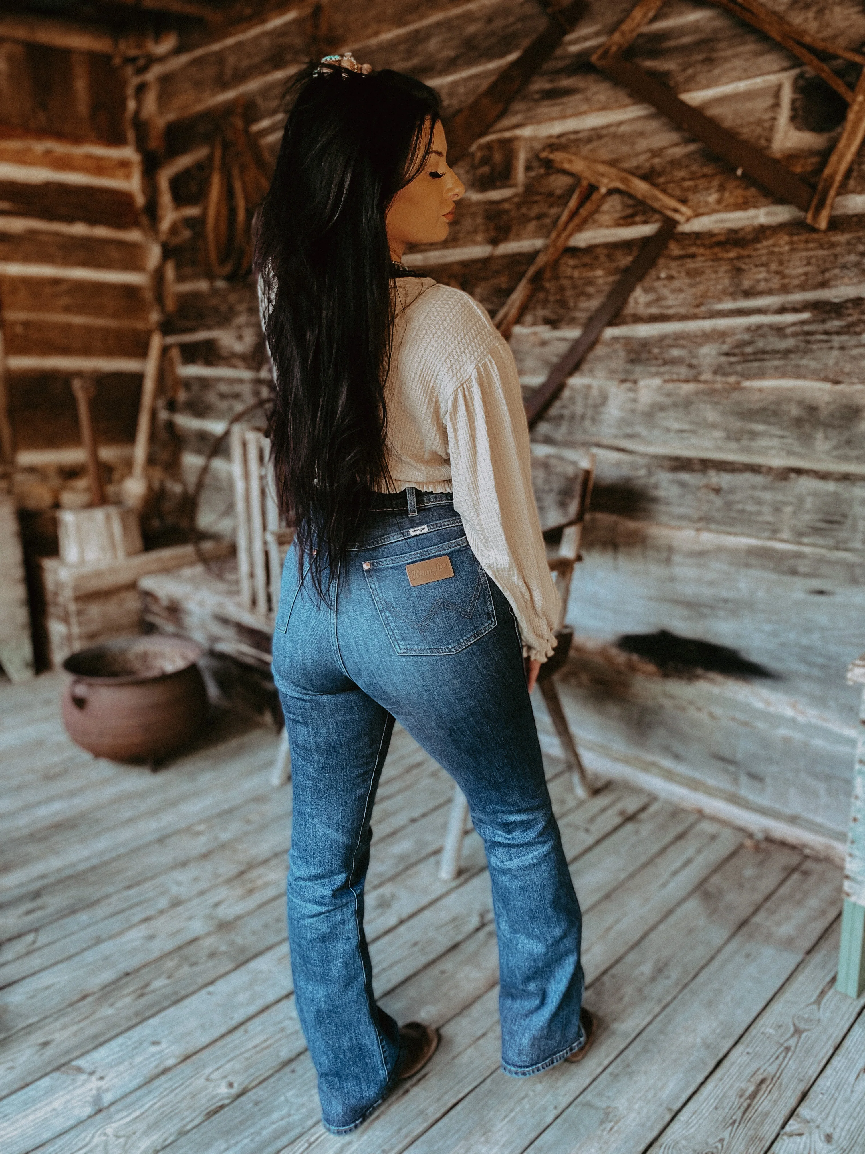 Final Sale✨Wrangler Vintage Dusty Deep Sea - Image 3