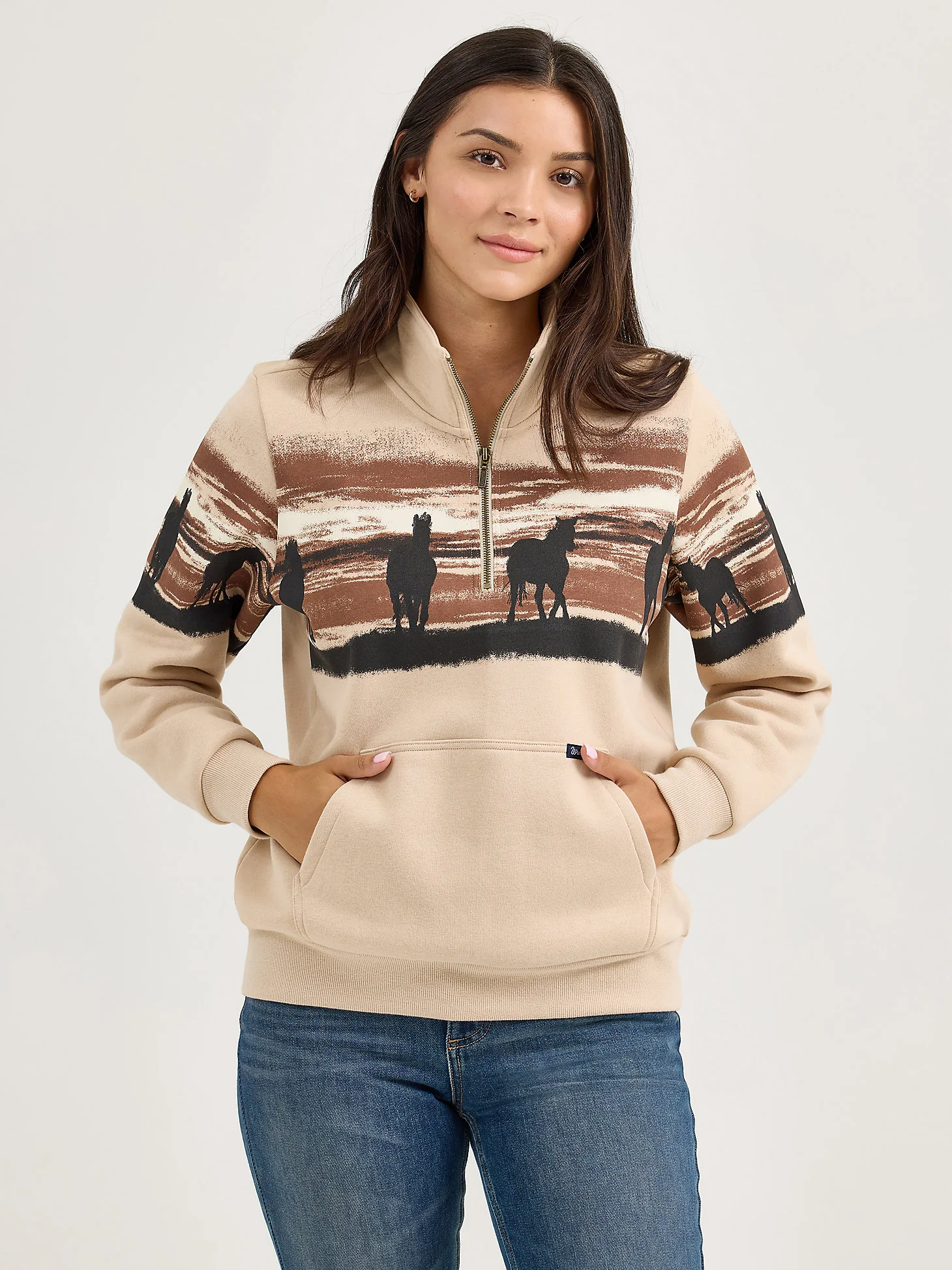 Wrangler Horses Women's Pullover - Image 3