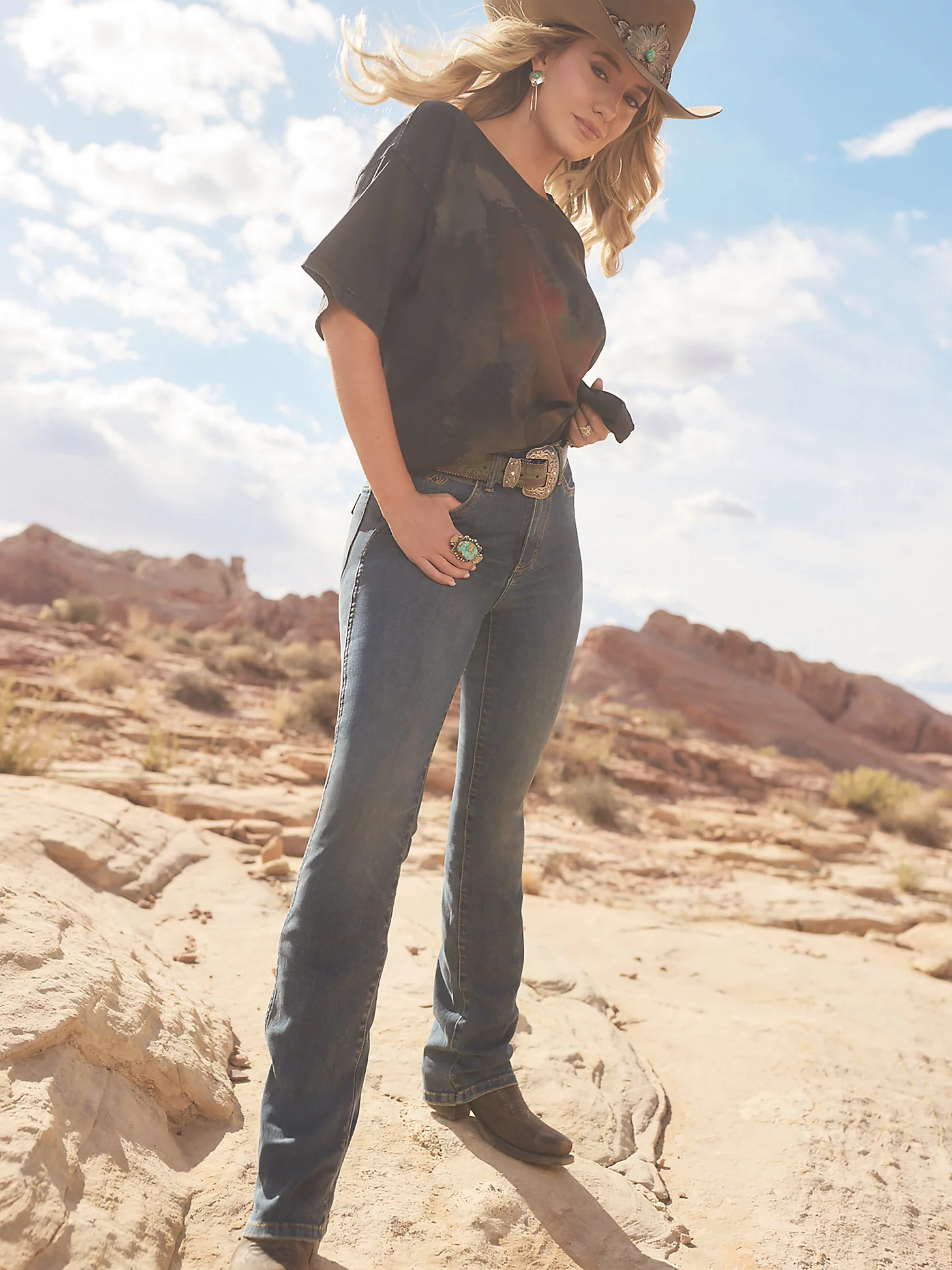 Wrangler Lainey Boot Hugger Boho - Image 3