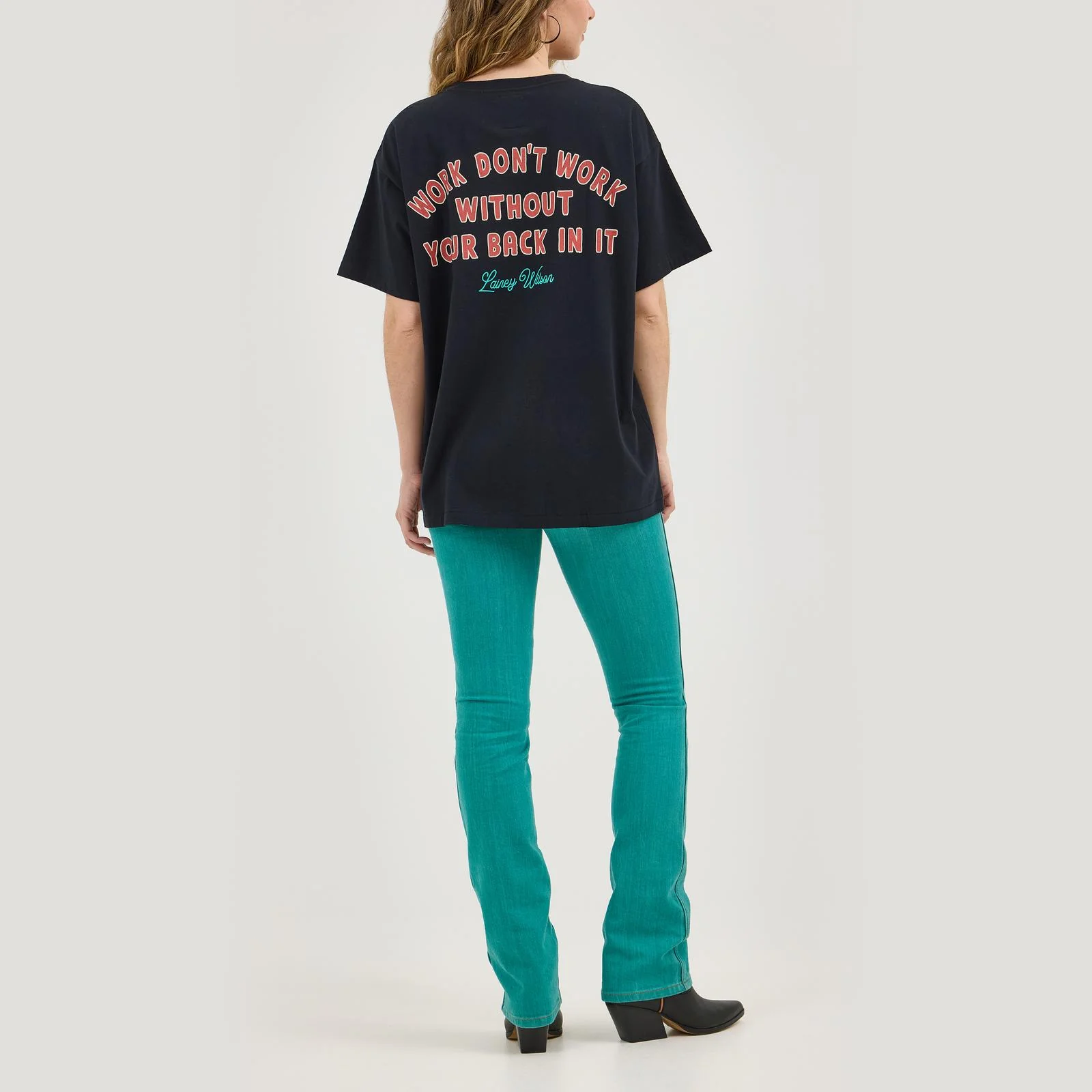 Wrangler Lainey Boot Hugger Turquoise - Image 5