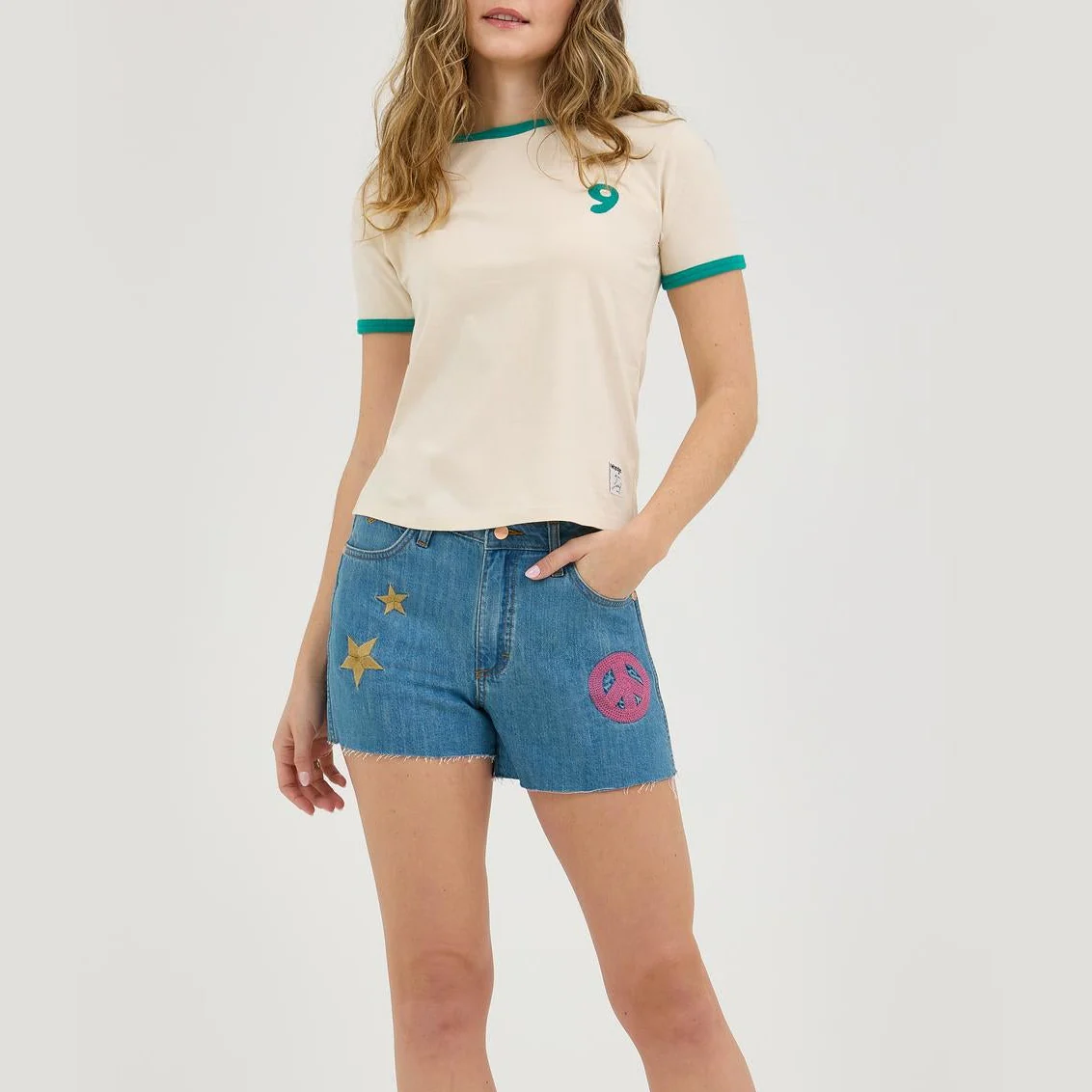 Wrangler Lainey Cowboy Embroidered Shorts - Image 7