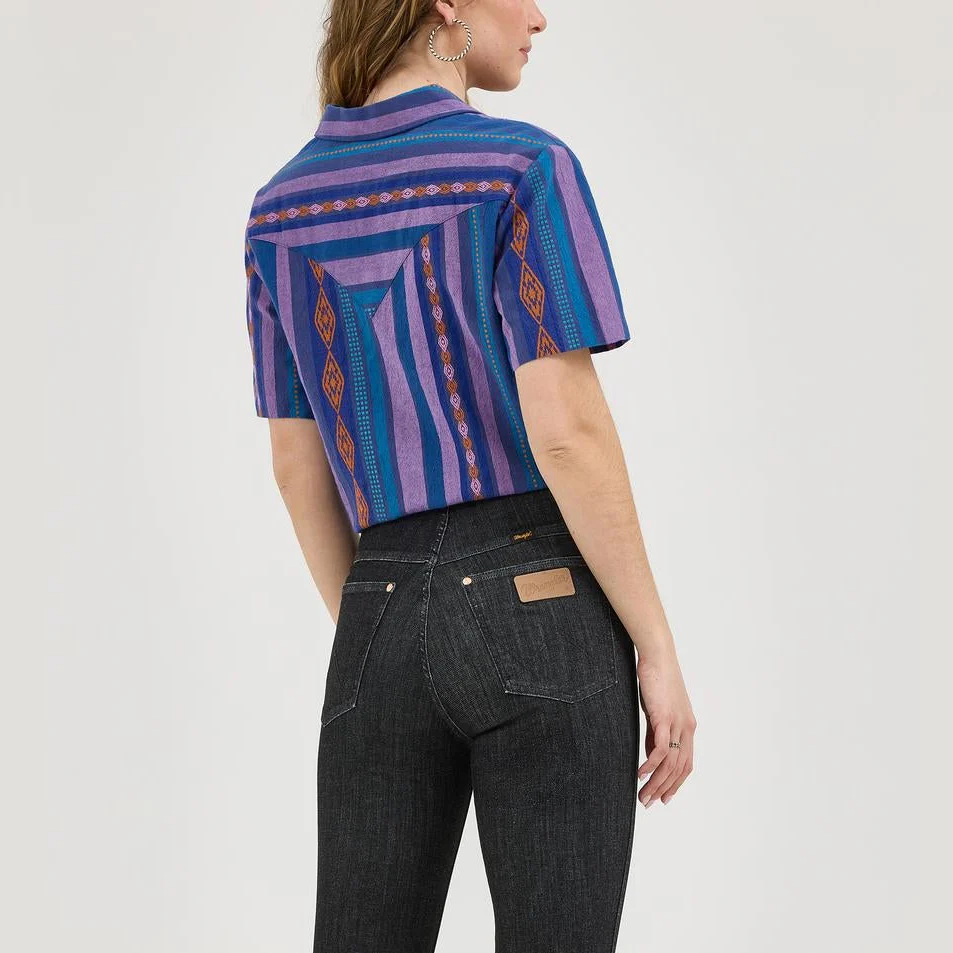 Wrangler Lainey Cropped Snap Up - Image 2