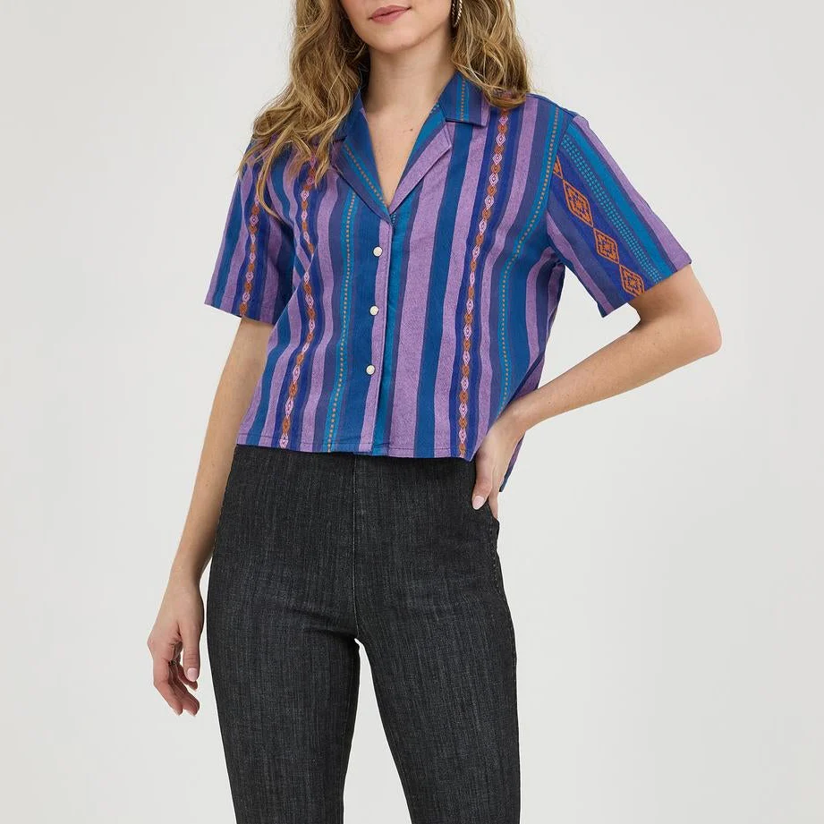 Wrangler Lainey Cropped Snap Up - Image 3