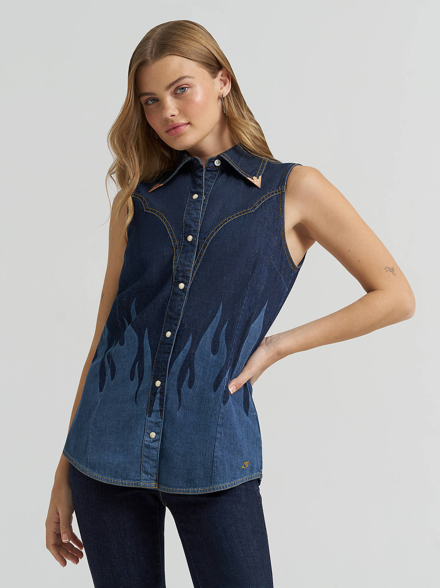 Wrangler Lainey Flame Shirt - Image 3