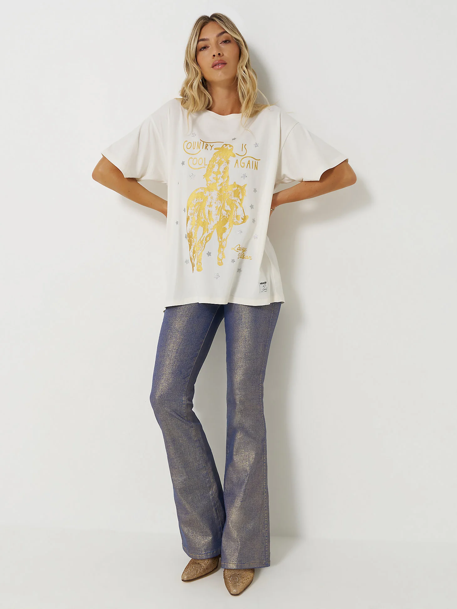 Wrangler Lainey Glitter Flare - Image 4