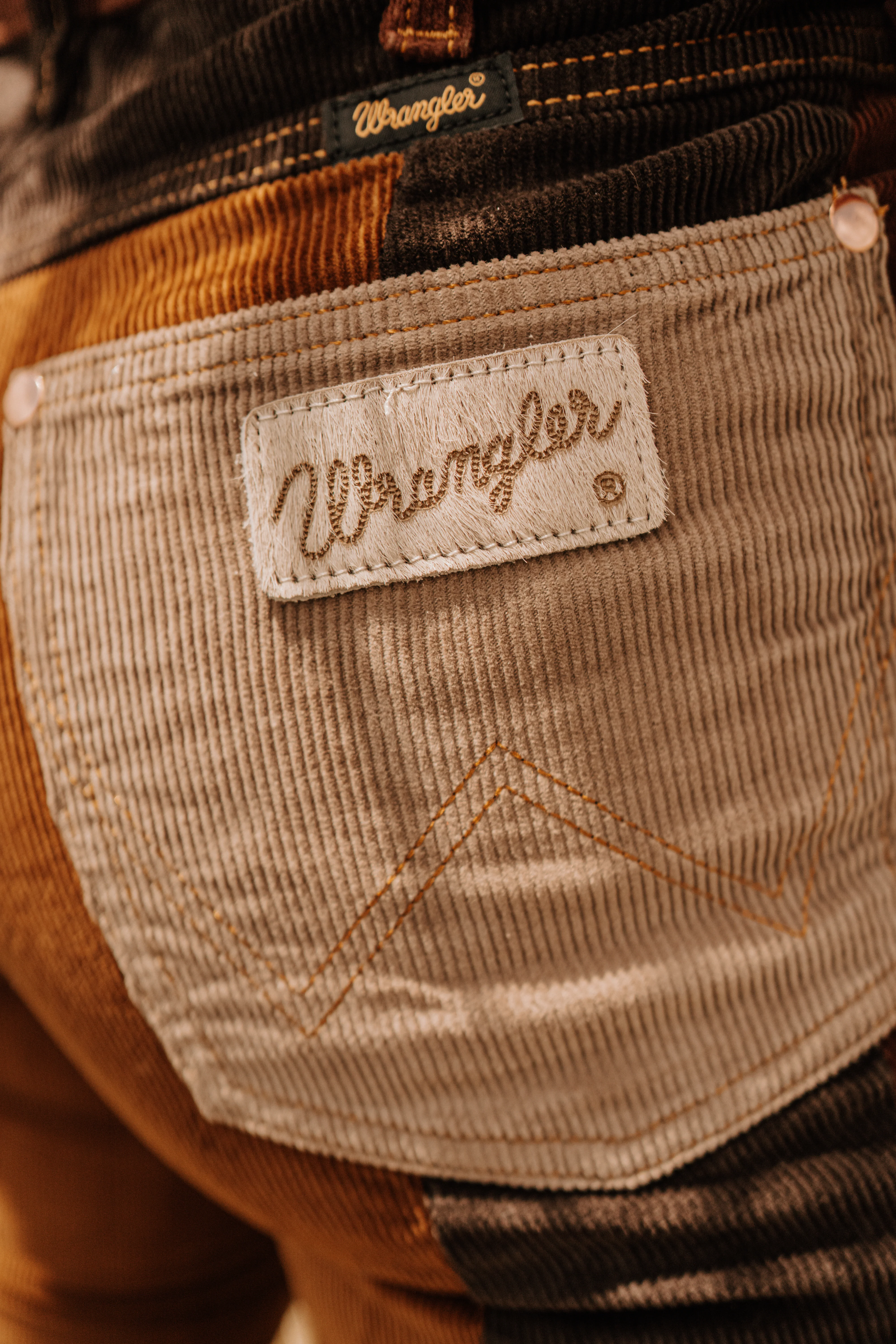 Wrangler Lainey Patchwork Corduroy Bell - Image 4