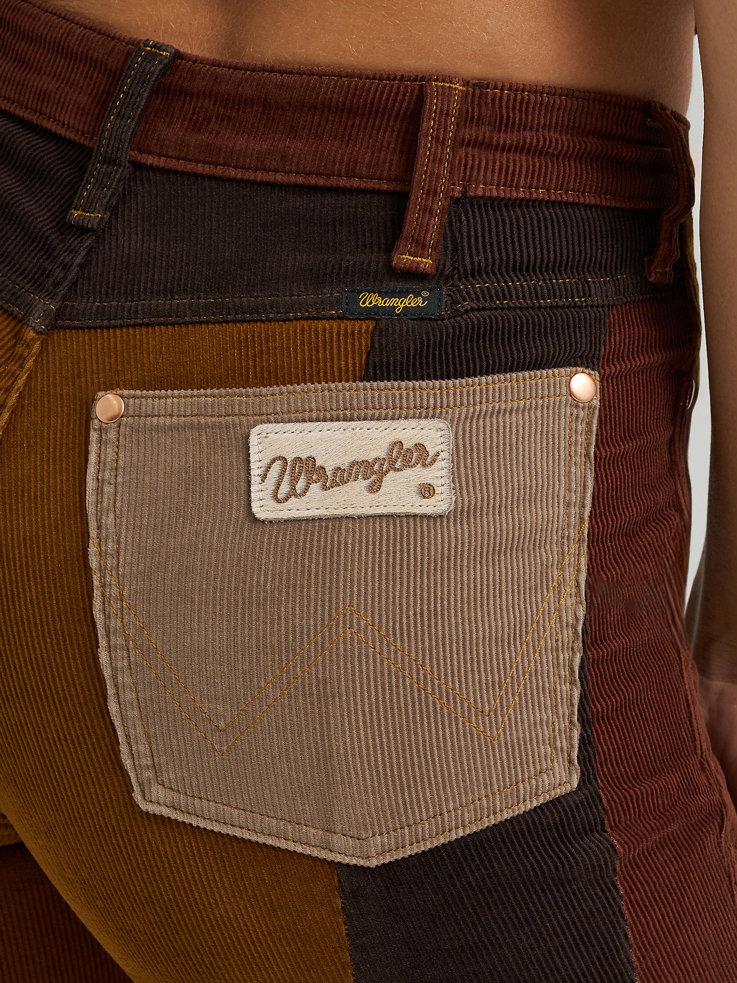 Wrangler Lainey Patchwork Corduroy Bell - Image 7