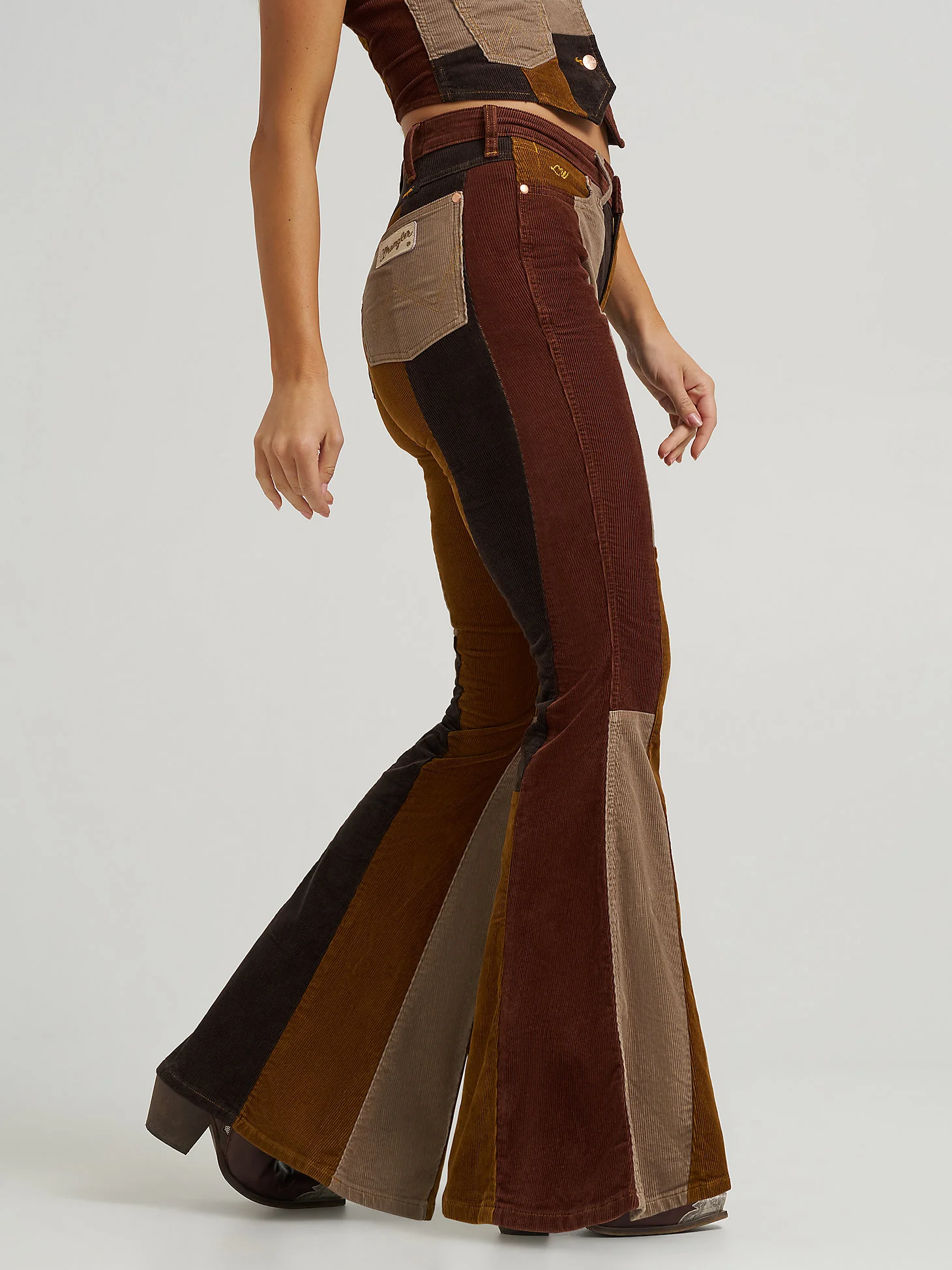 Wrangler Lainey Patchwork Corduroy Bell - Image 9