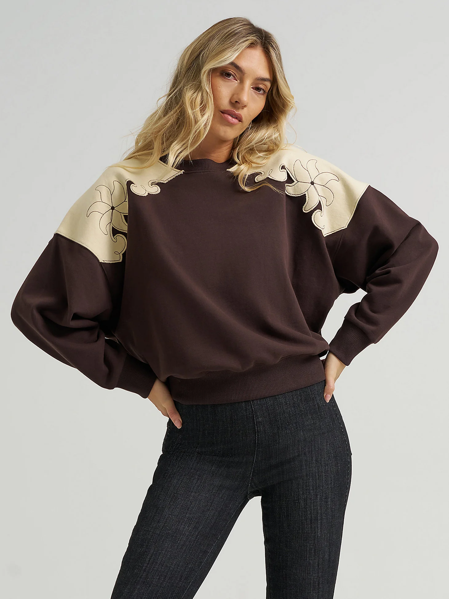 Wrangler Lainey Tooled Sweatshirt - Image 3