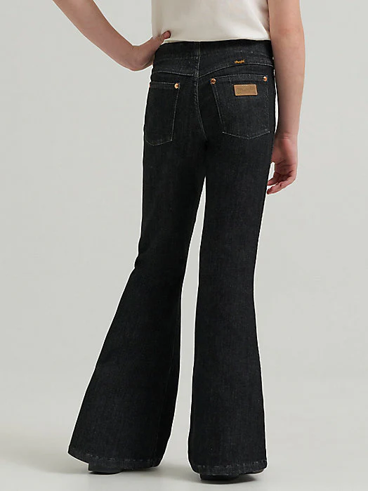 Wrangler Lainey Wilson Girl's Black Pull On Bell - Image 2