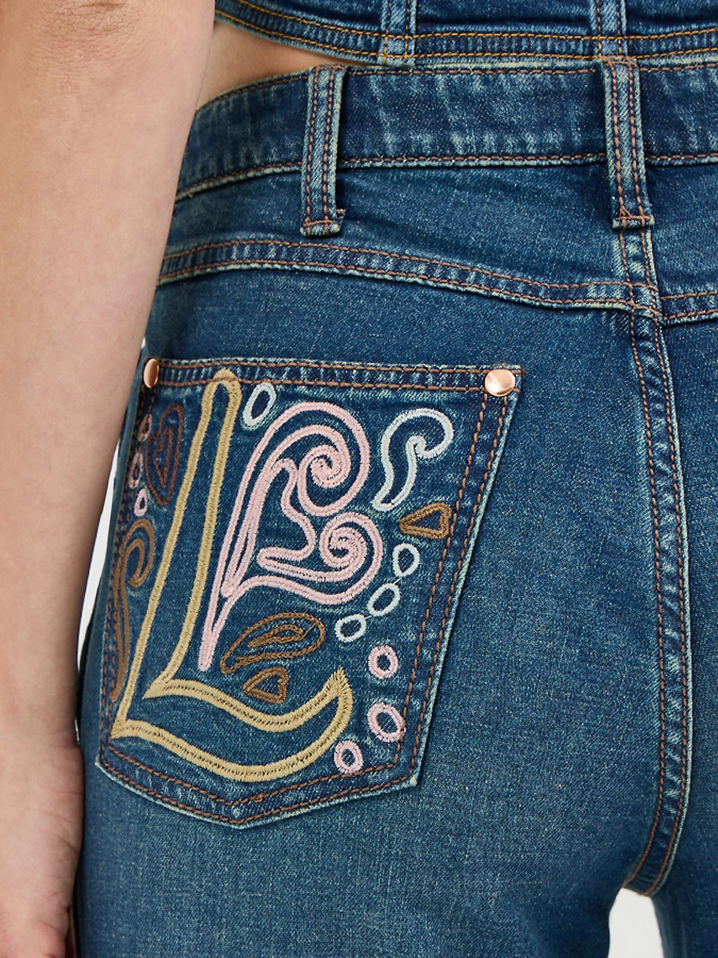 Wrangler Lainey Wilson Wildflower Bell Bottoms - Image 4