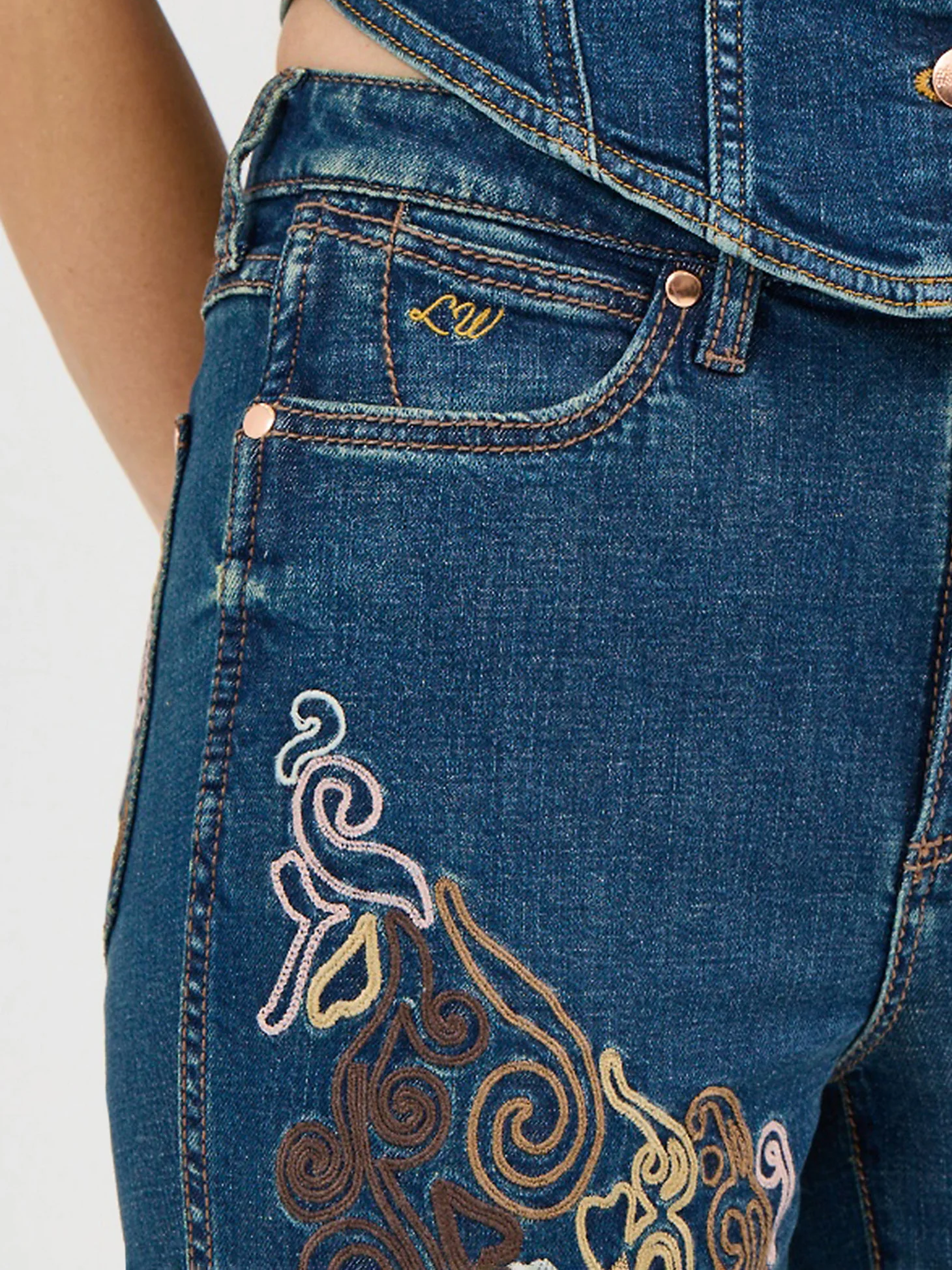 Wrangler Lainey Wilson Wildflower Bell Bottoms - Image 5