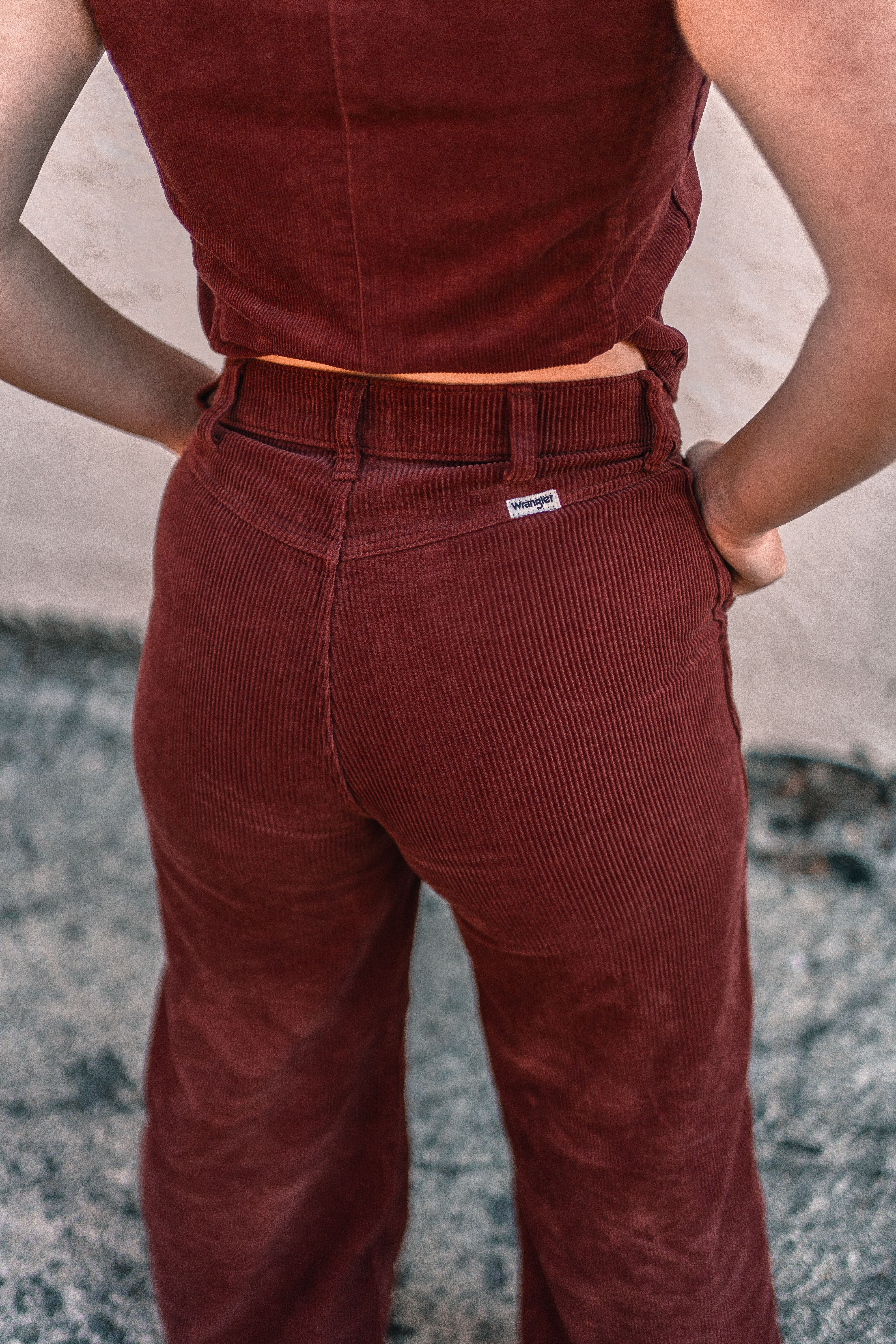 Sale ✨ Wrangler Punchy Corduroy Wide Leg Trouser - Image 2