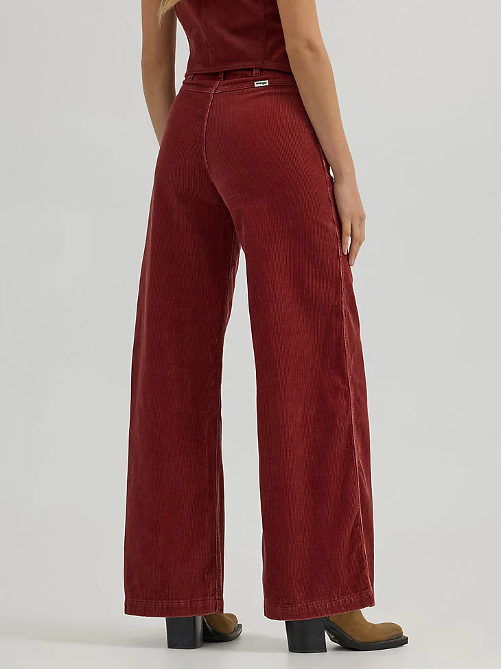 Sale ✨ Wrangler Punchy Corduroy Wide Leg Trouser - Image 6