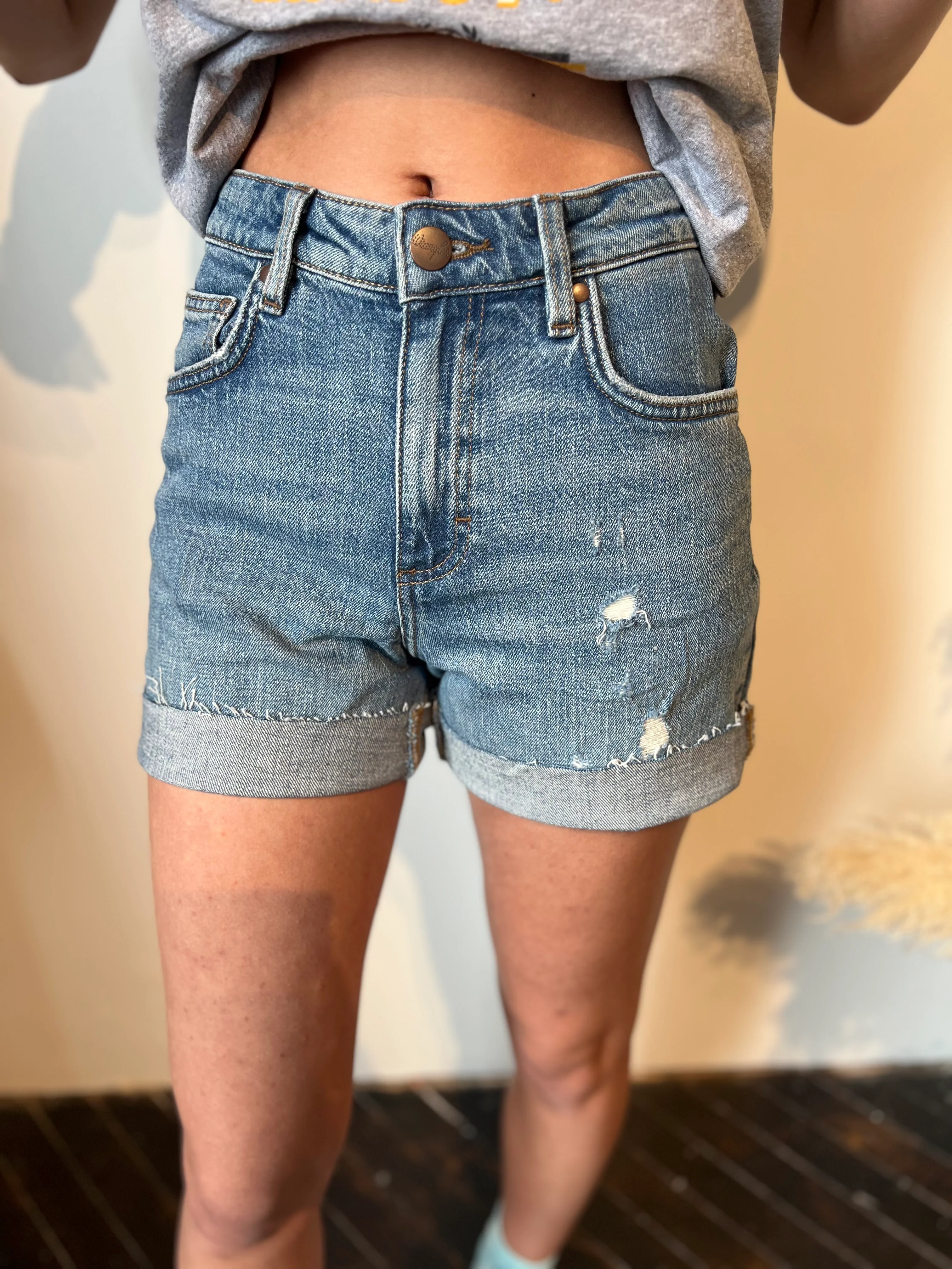 Wrangler LeAnn Denim Shorts - Image 2