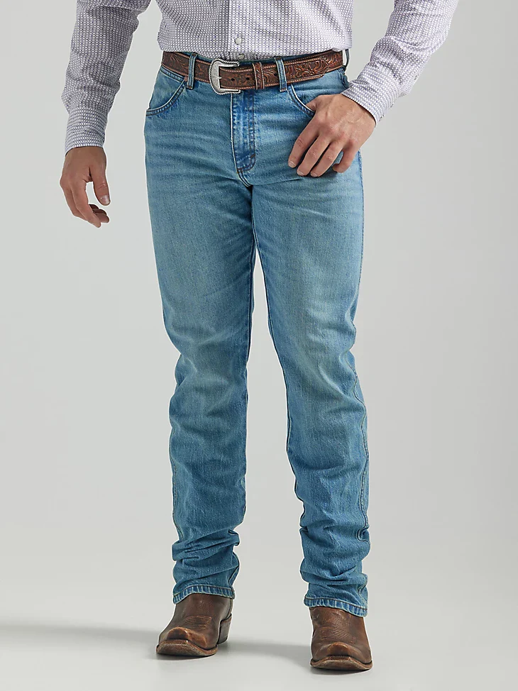 Wrangler Lightwash Men's Slim Straight - Image 4