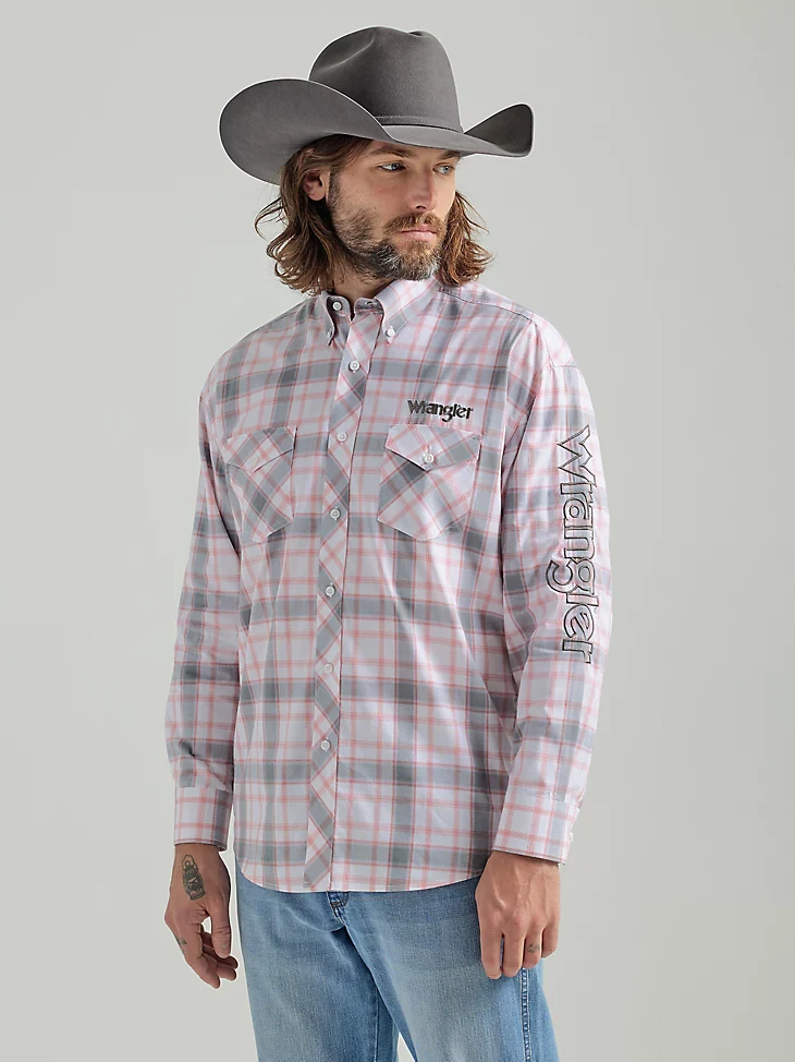 Final Sale ✨ Wrangler Logo Gray - Image 2