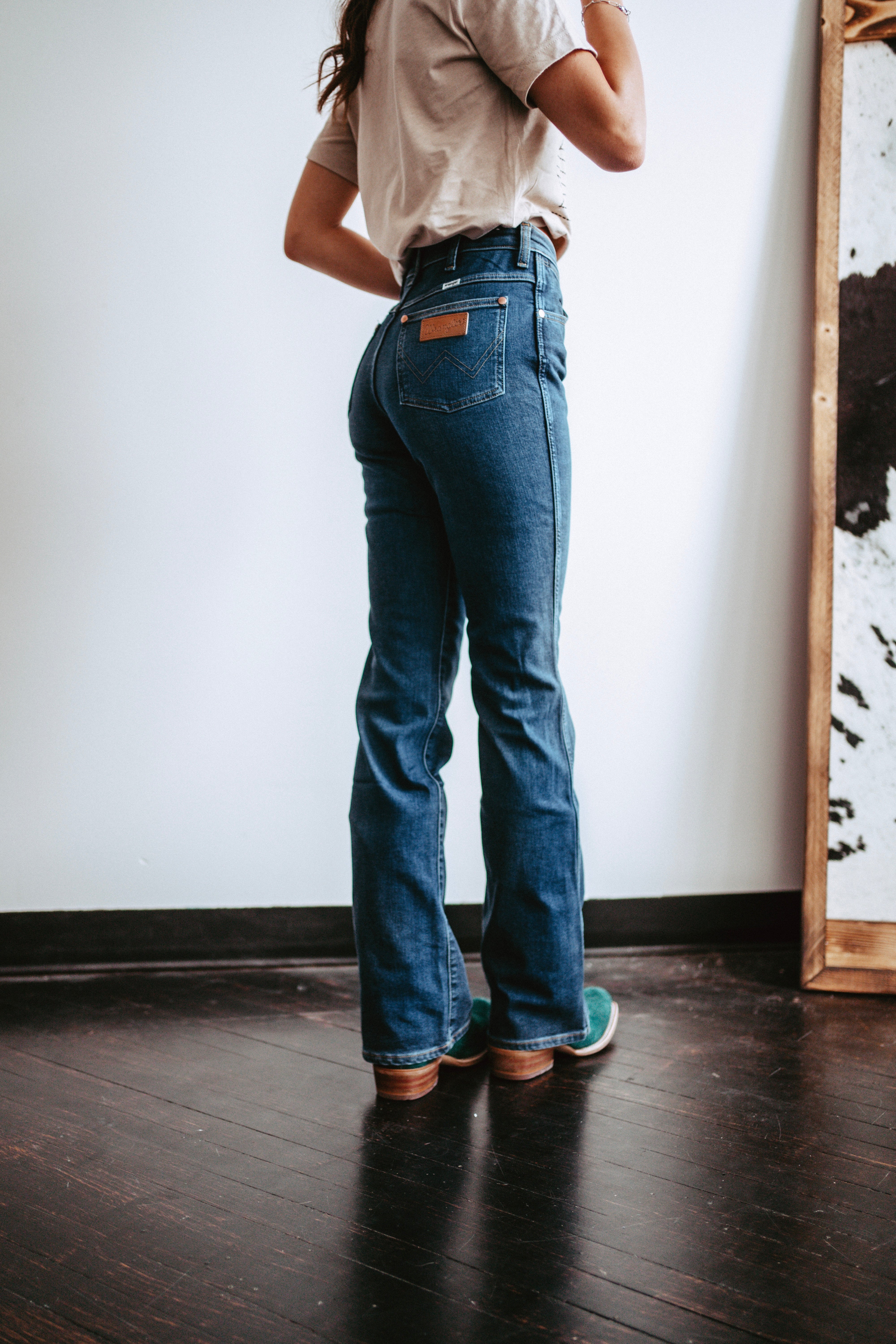 Final Sale ✨ Wrangler Megan Deep Sea Bootcut Women's Jeans - Image 2