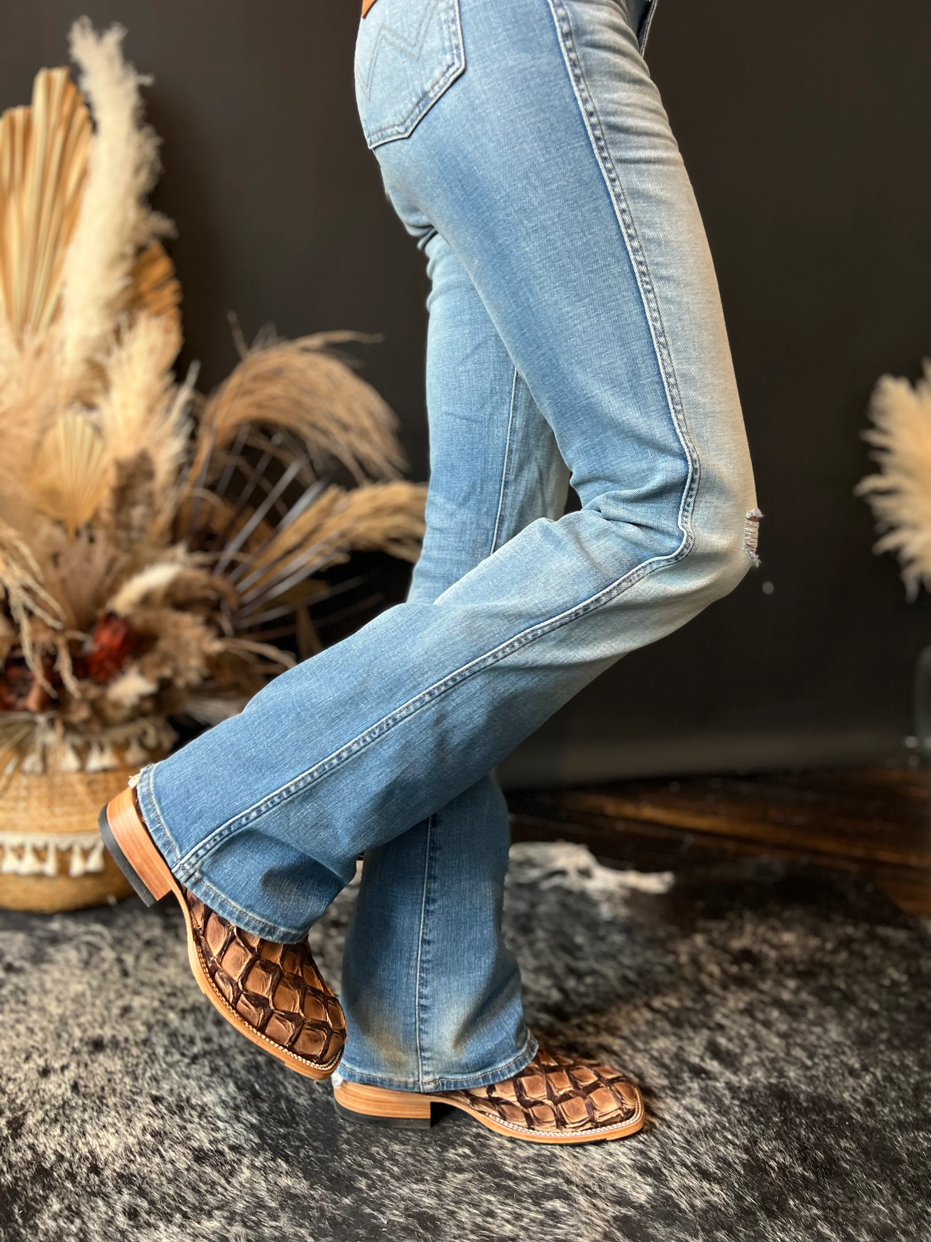 Final Sale ✨ Wrangler Megan Distressed Bootcut Women's Jeans - Image 2
