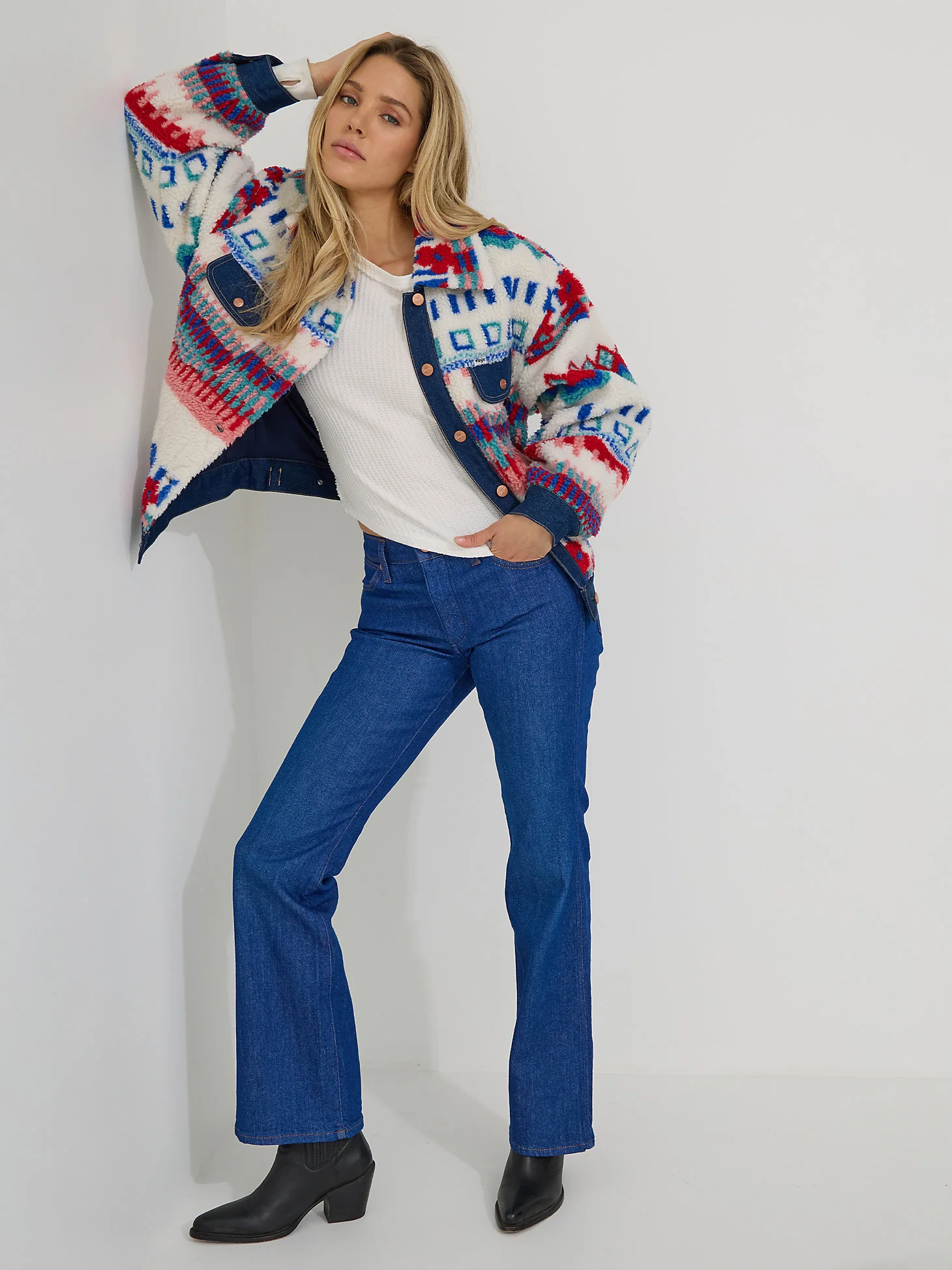 Wrangler Megan Retro Blue Bootcut - Image 7