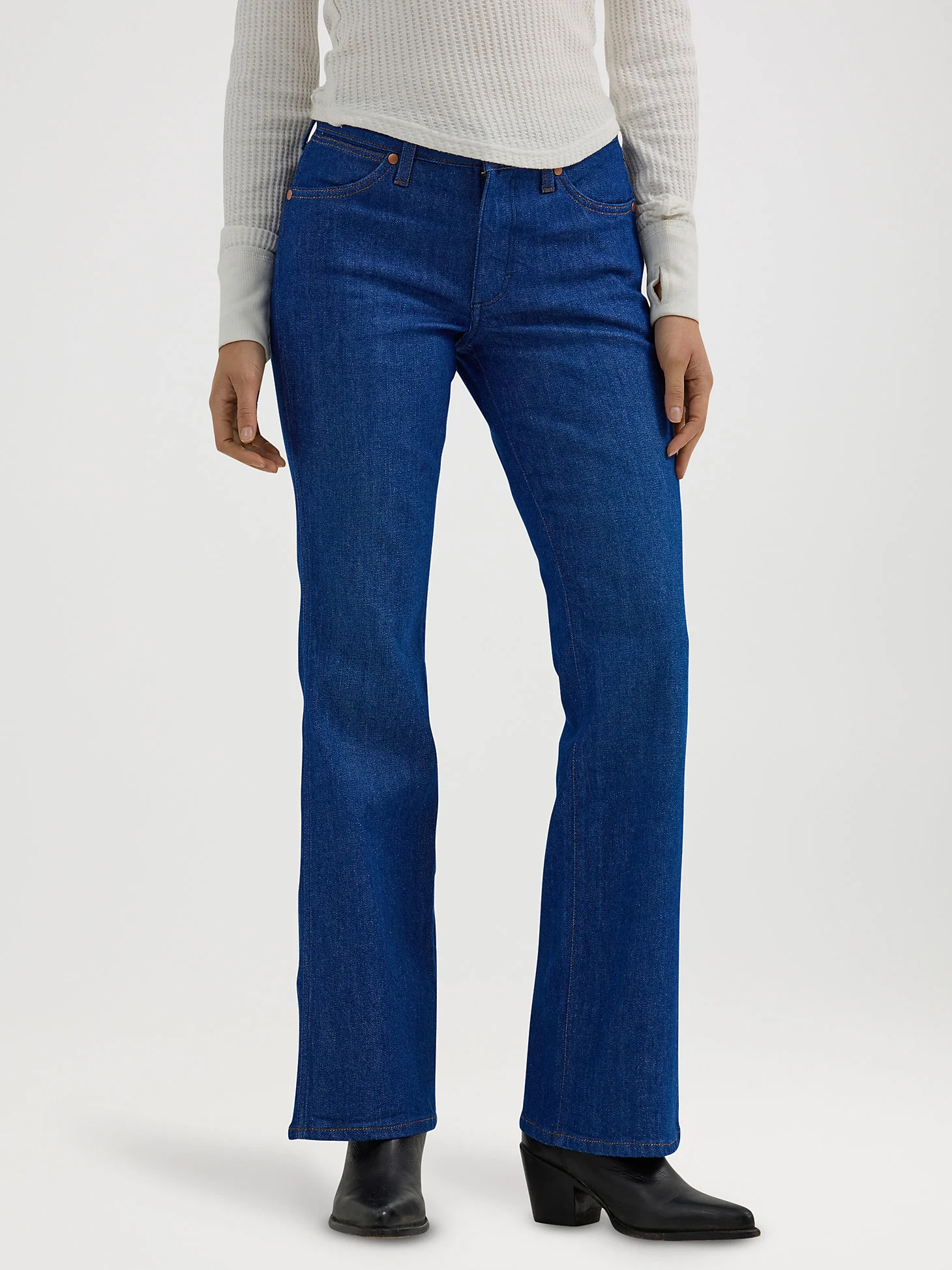 Wrangler Megan Retro Blue Bootcut - Image 8