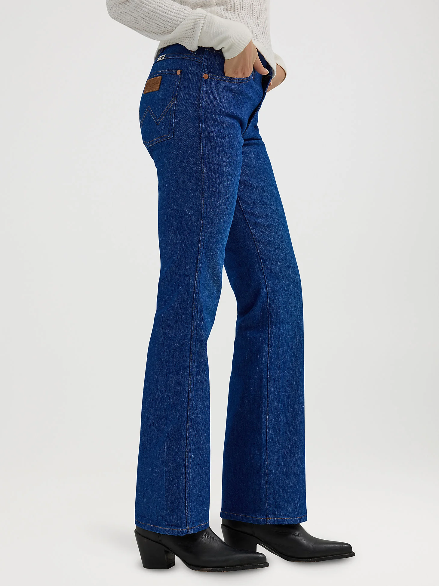 Wrangler Megan Retro Blue Bootcut - Image 9
