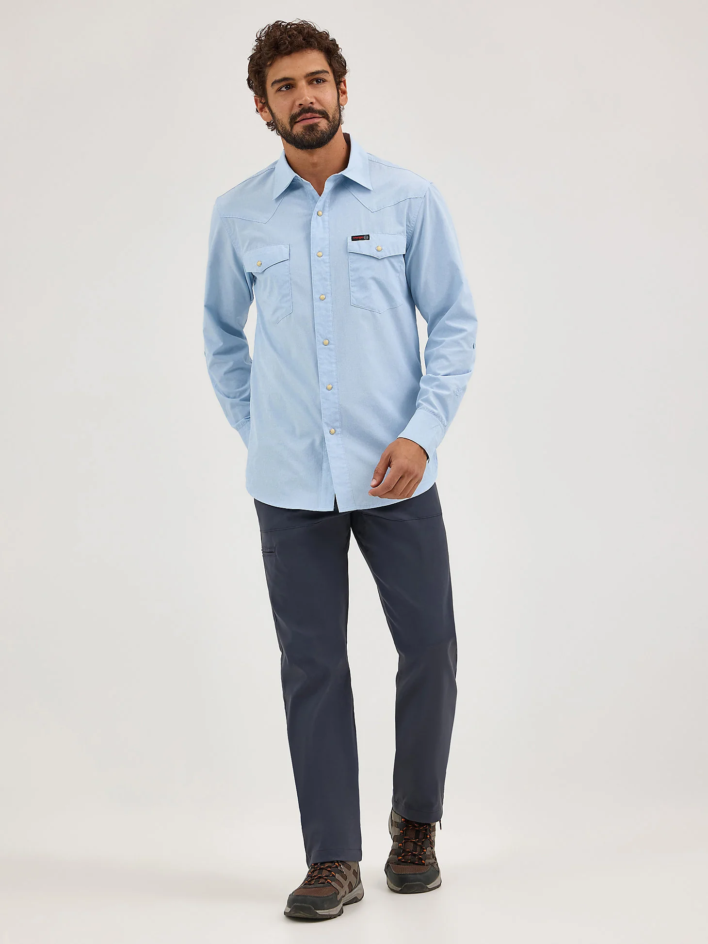 Wrangler Men's Western ATG Drover Utility Snap Shirt - Image 2