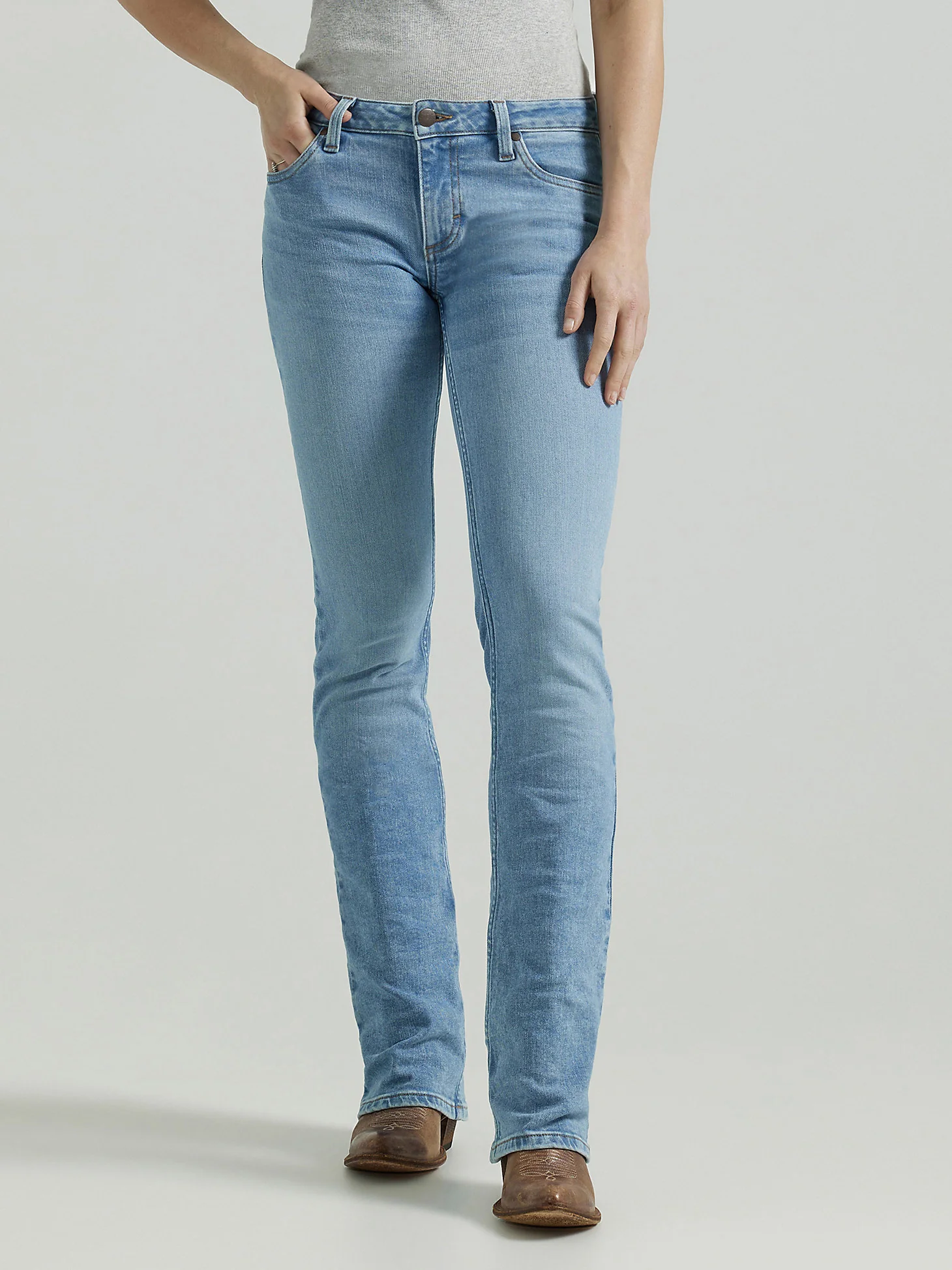 Final Sale ✨ Nellie Bootcut Women's Mid Rise Jeans - Image 10