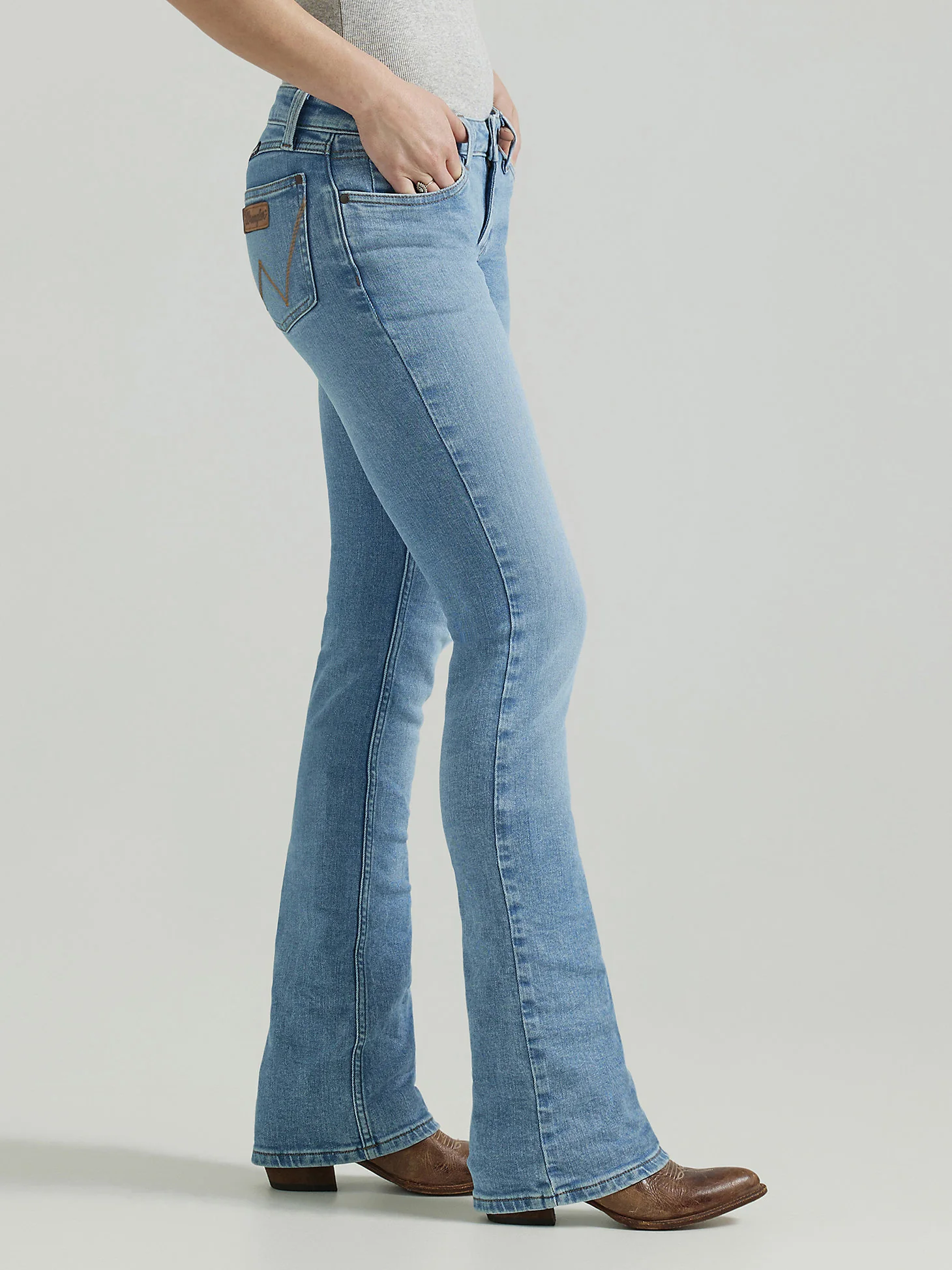 Final Sale ✨ Nellie Bootcut Women's Mid Rise Jeans - Image 8