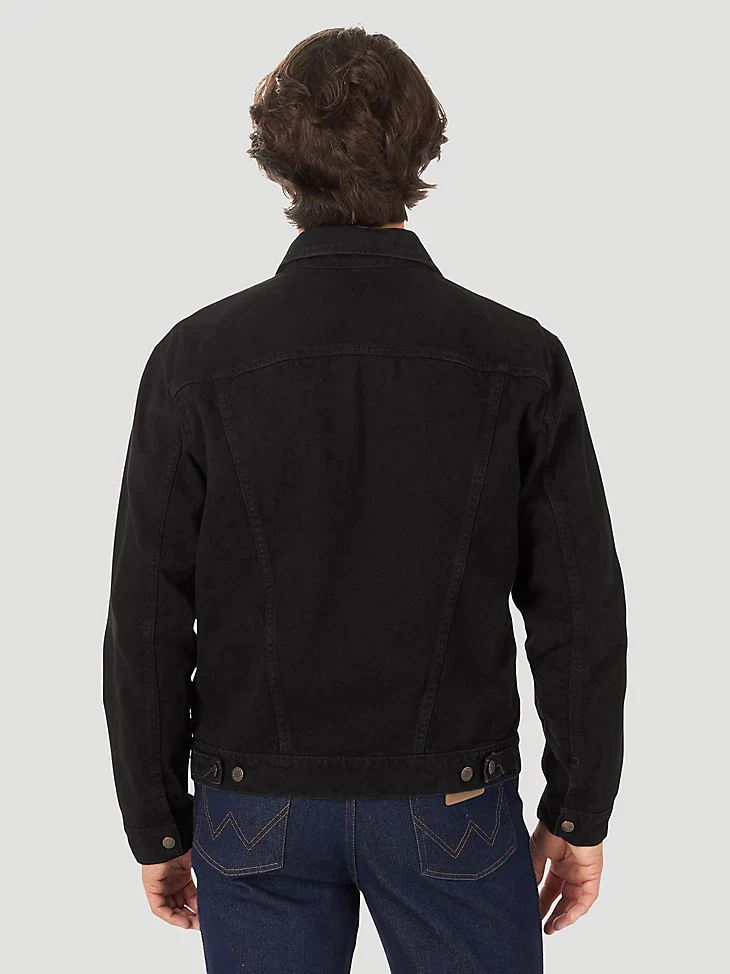 Final Sale ✨The Rip Wrangler Original Black Western Denim Jacket - Image 3