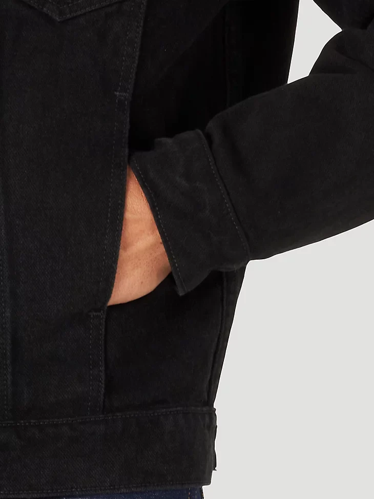 Final Sale ✨The Rip Wrangler Original Black Western Denim Jacket - Image 5