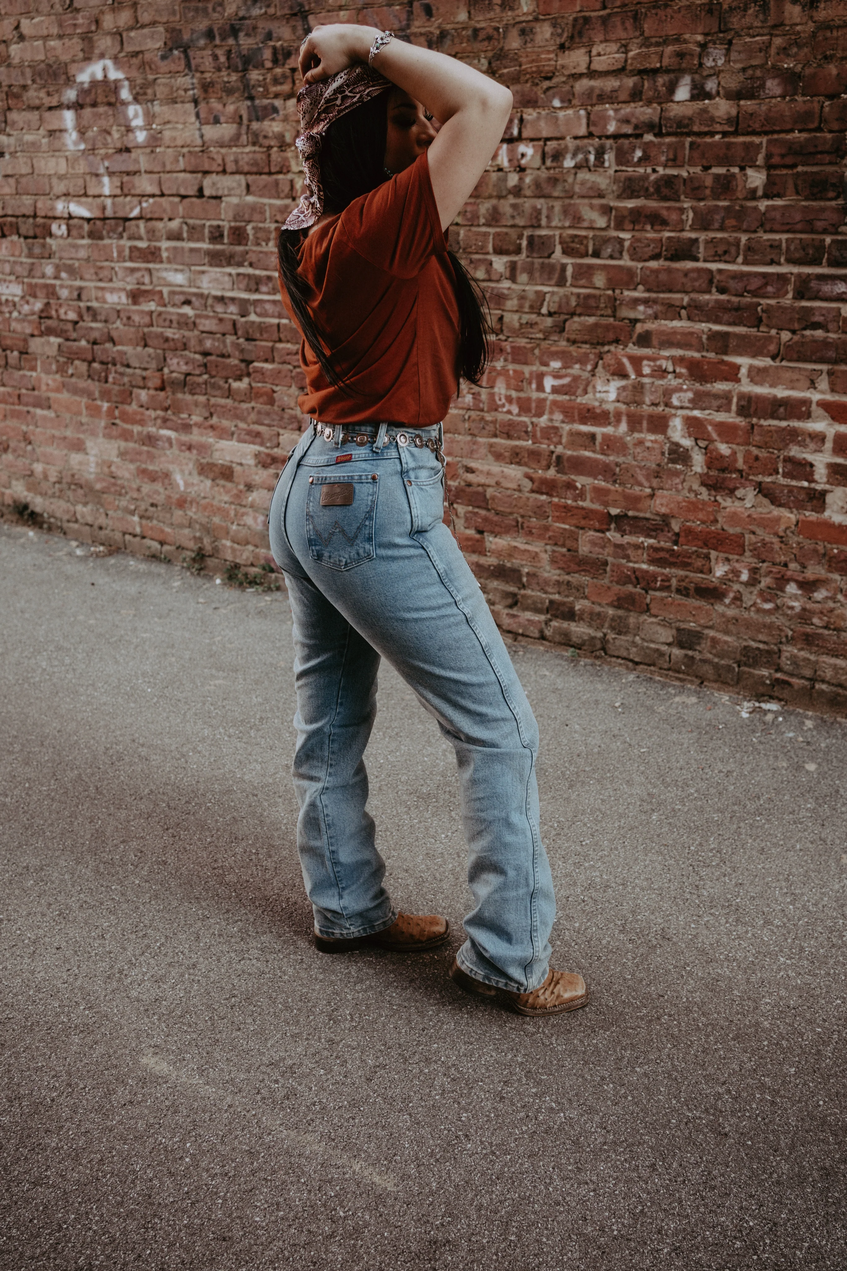 Wrangler Cowboy Cut Acid Wash Women's Slim Fit - Image 2