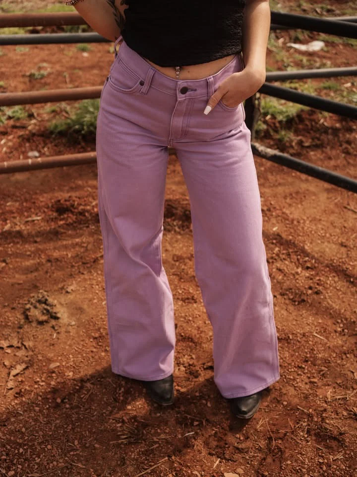 Wrangler Penelope Purple Wide Leg - Image 3