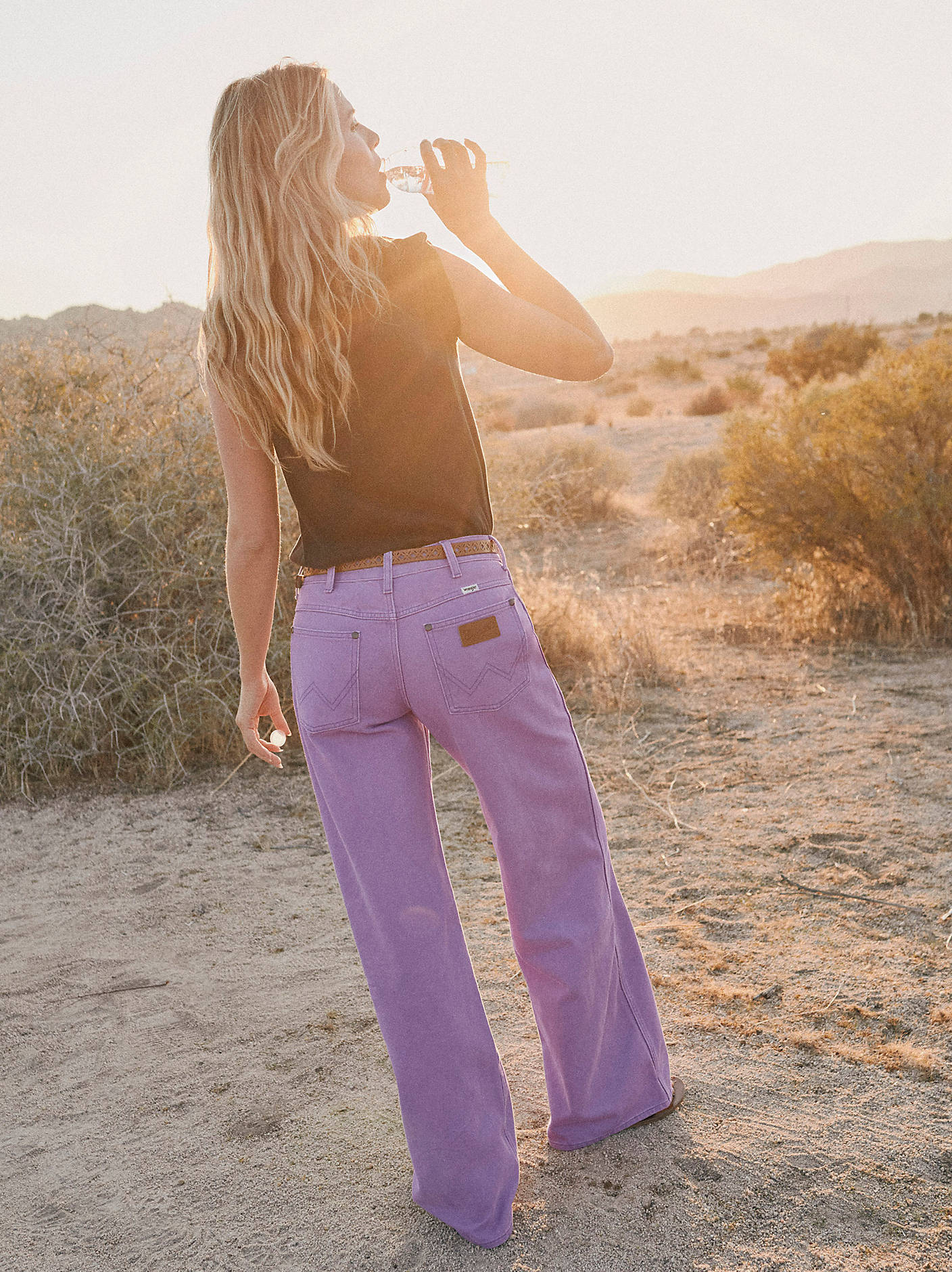 Wrangler Penelope Purple Wide Leg - Image 4