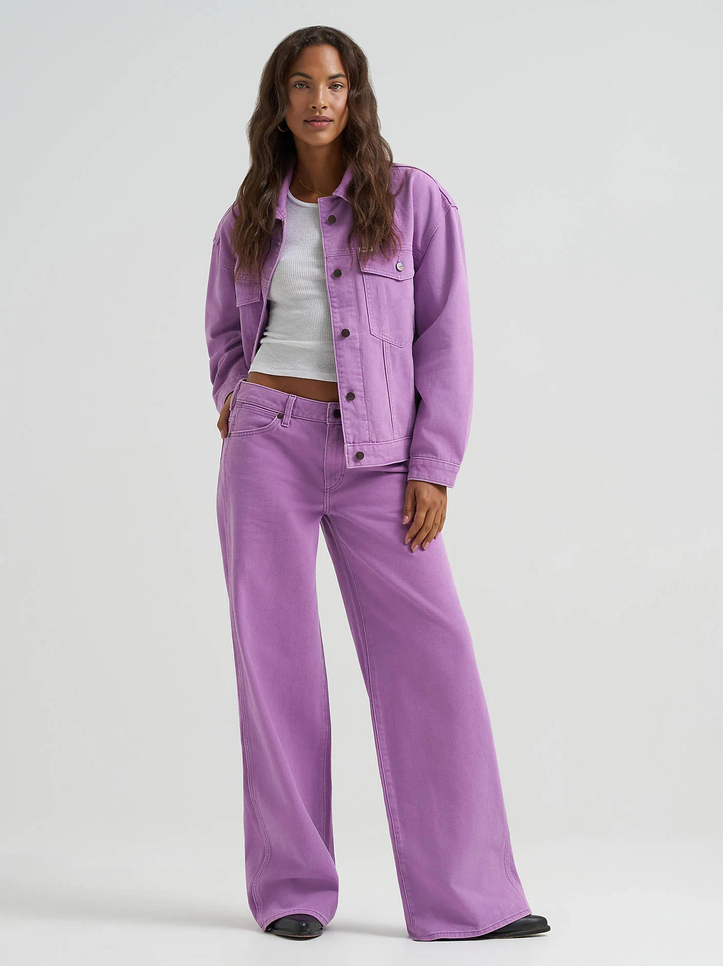 Wrangler Penelope Purple Wide Leg - Image 7
