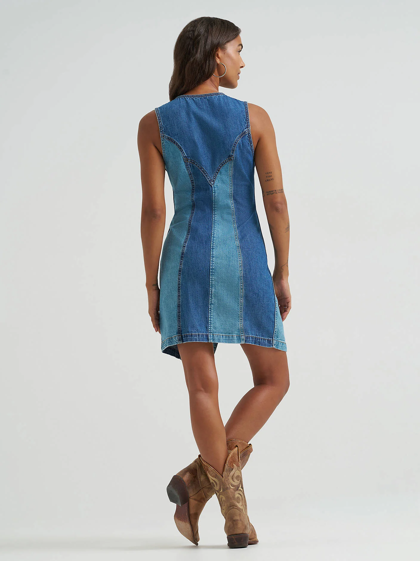 Wrangler Prairie Patchwork Vest Dress - Image 2