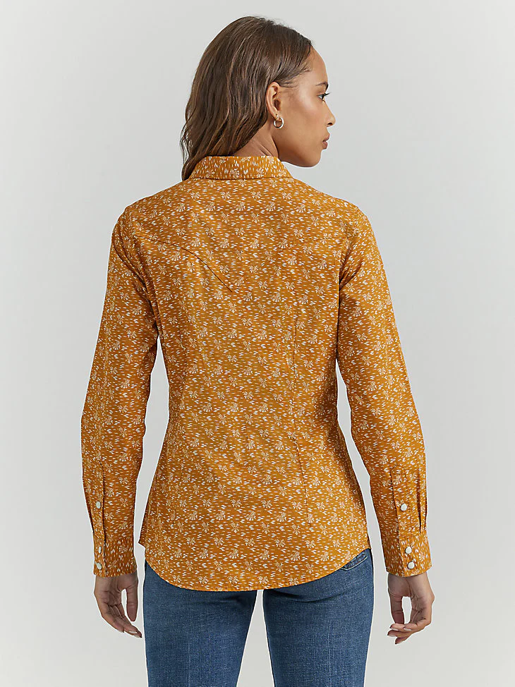 Wrangler Prairie Stripe Women's Snap Up - Image 2