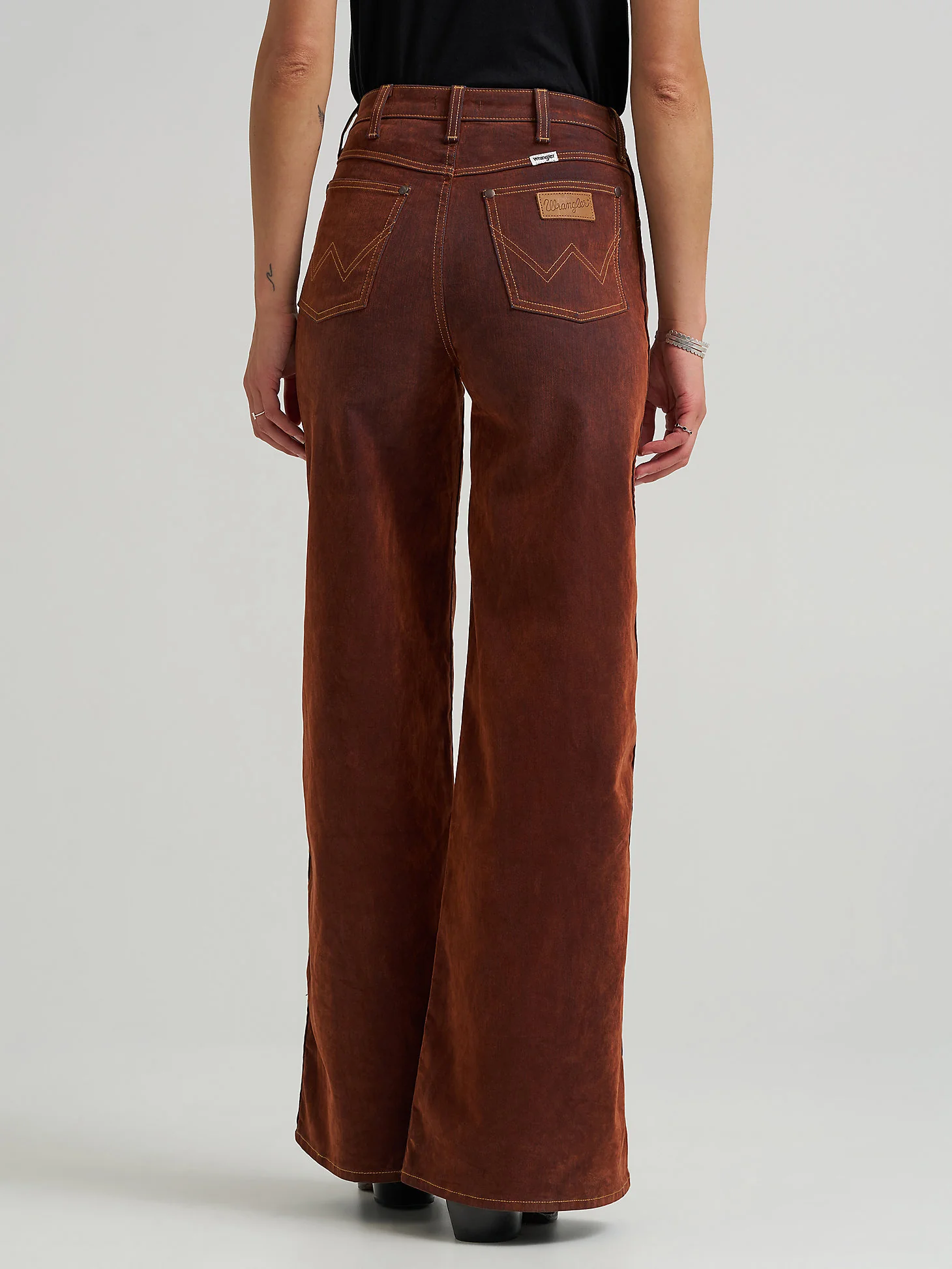 Wrangler Punchy Cinnamon Wide Leg - Image 4